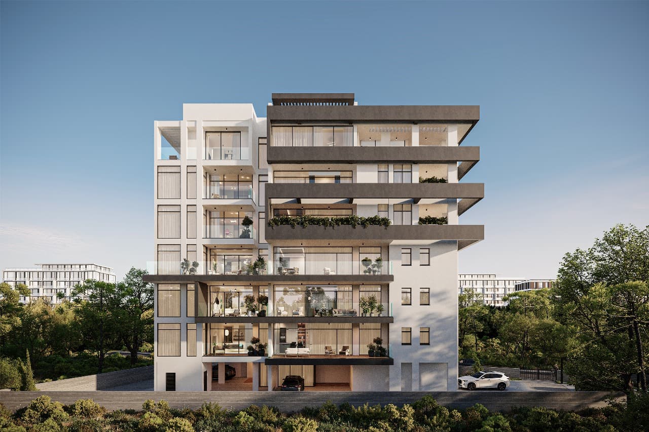 2-bedrooms apartments in Limassol, Cyprus.