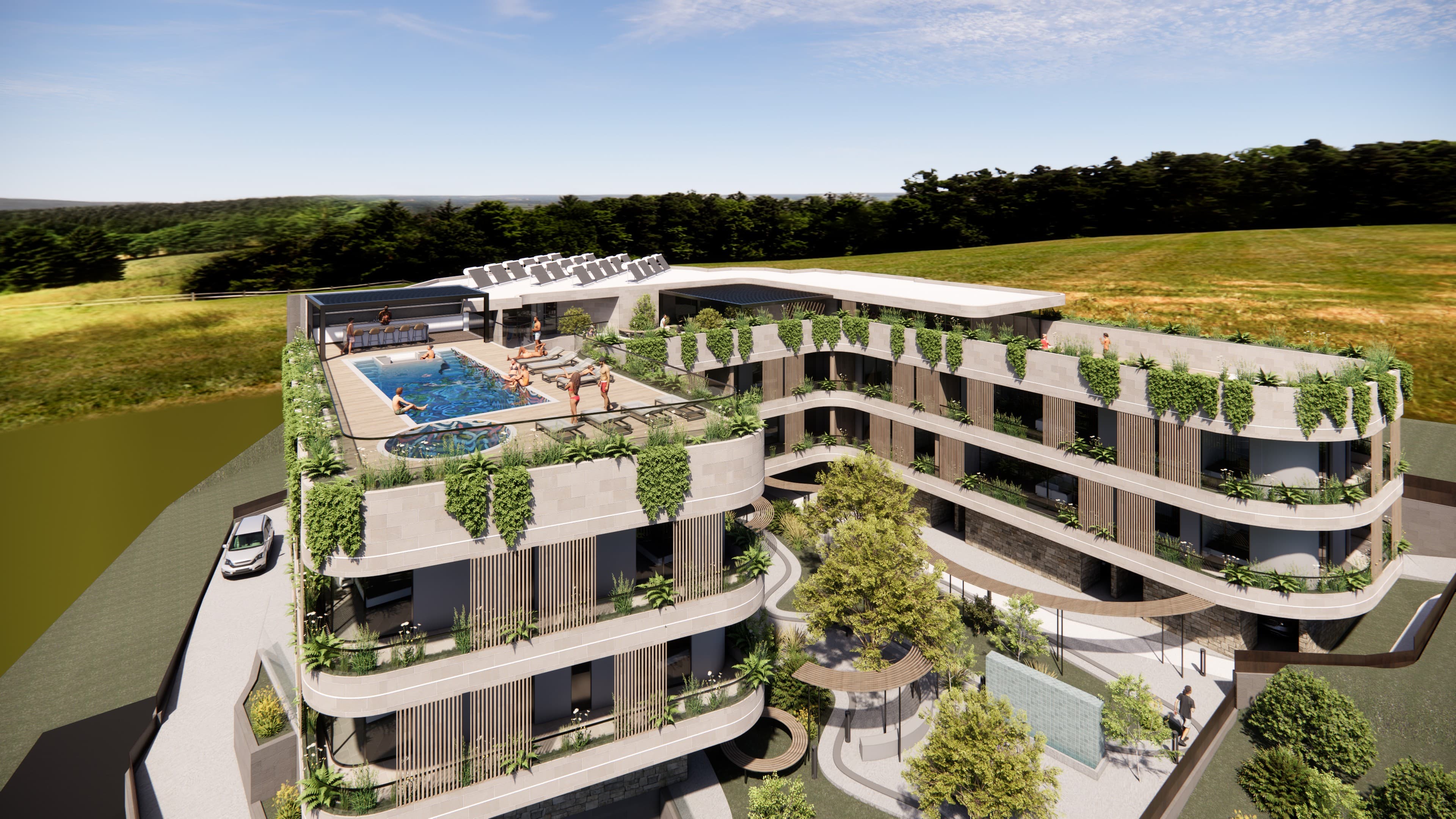 2-bedrooms apartments in Paphos, Cyprus.