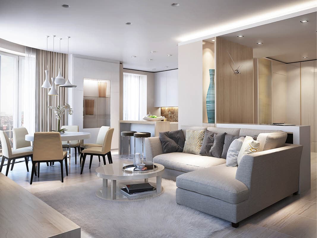 2-bedrooms apartments in Limassol, Cyprus.