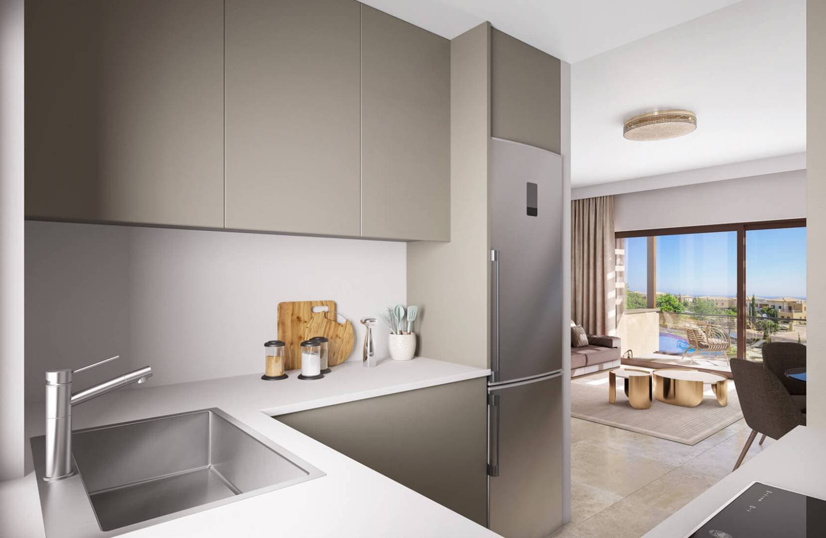 2-bedrooms apartments in Paphos, Cyprus.