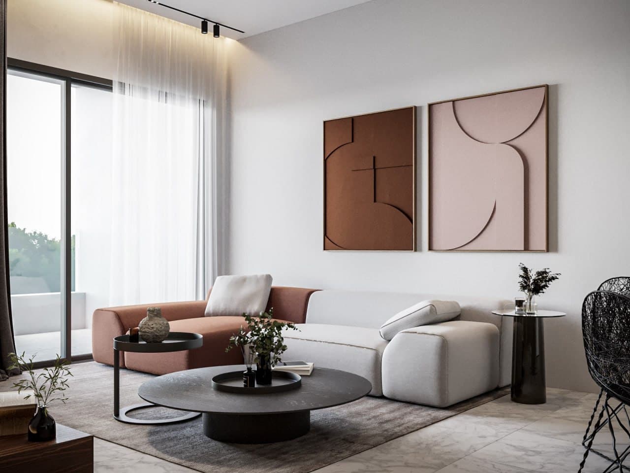 2-bedrooms apartments in Paphos, Cyprus.