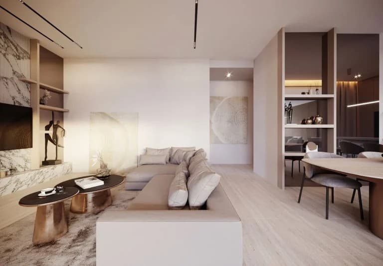 2-bedrooms apartments in Limassol, Cyprus.