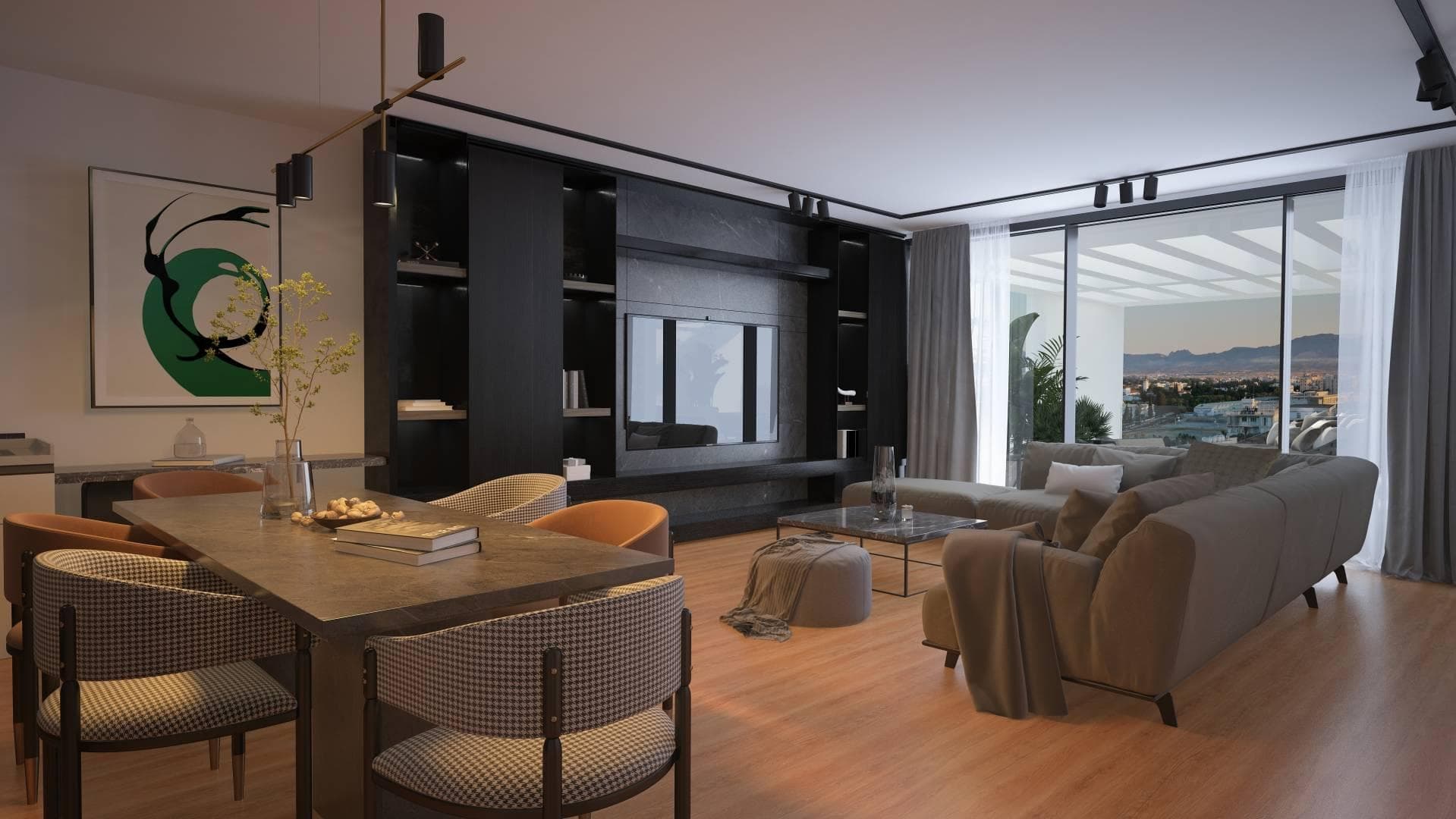 2-bedrooms apartments in Nicosia, Cyprus.
