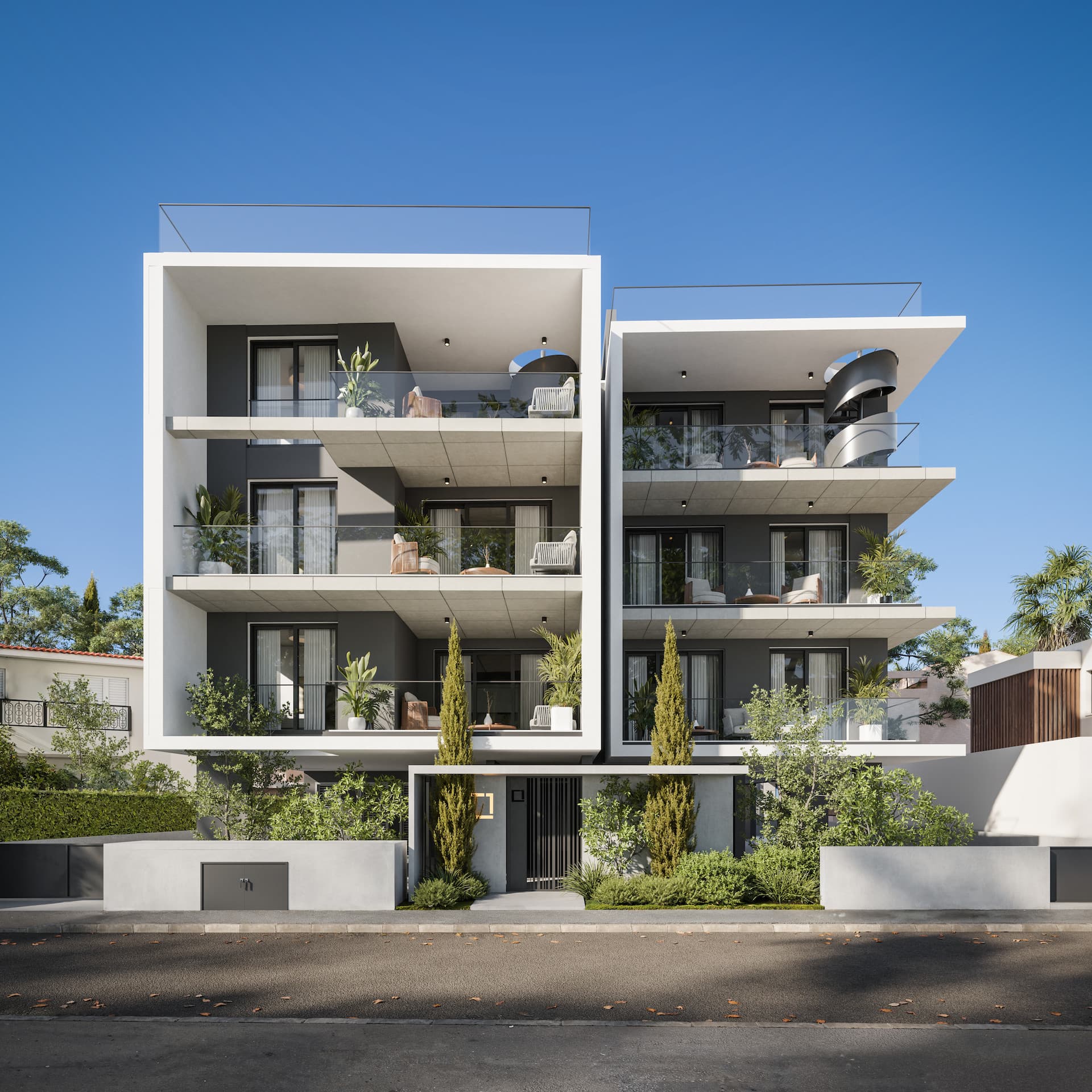 2-bedrooms apartments in Limassol, Cyprus.