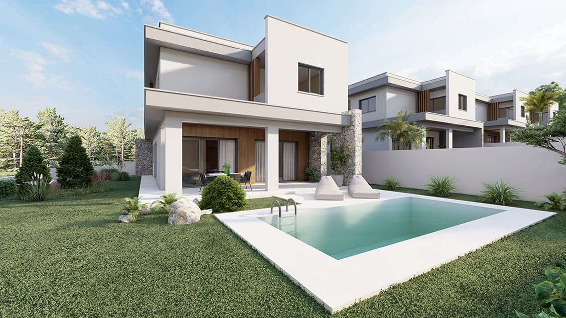 2-bedrooms house in Limassol, Cyprus.