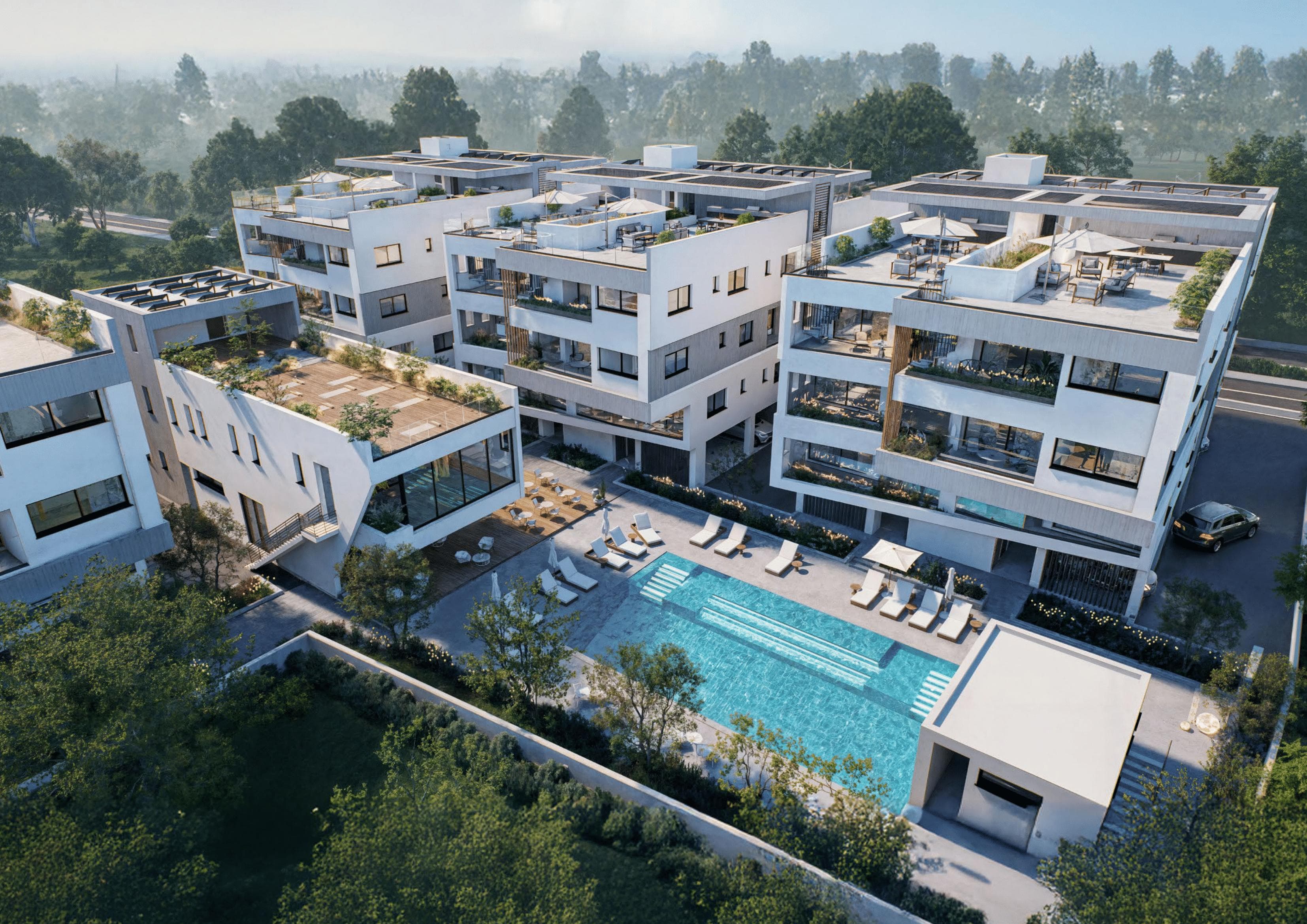 2-bedrooms apartments in Paphos, Cyprus.