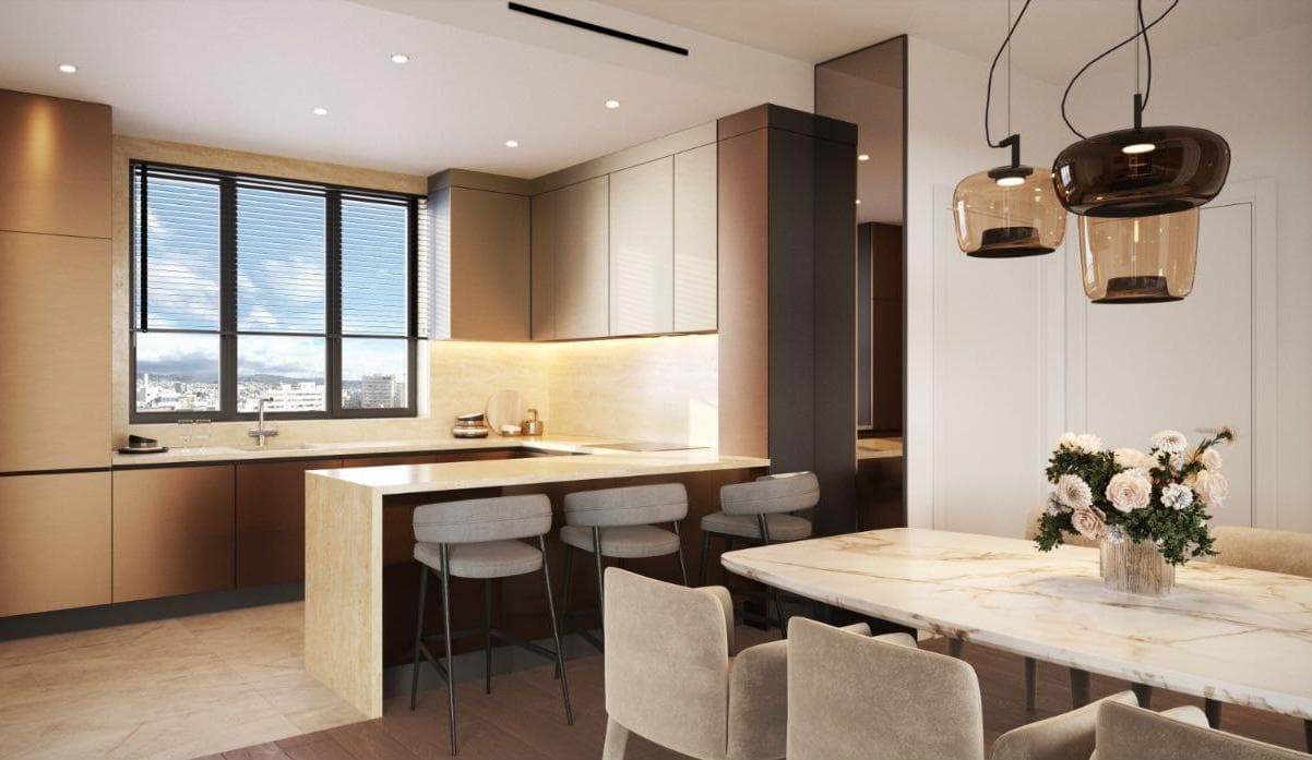 2-bedrooms apartments in Limassol, Cyprus.