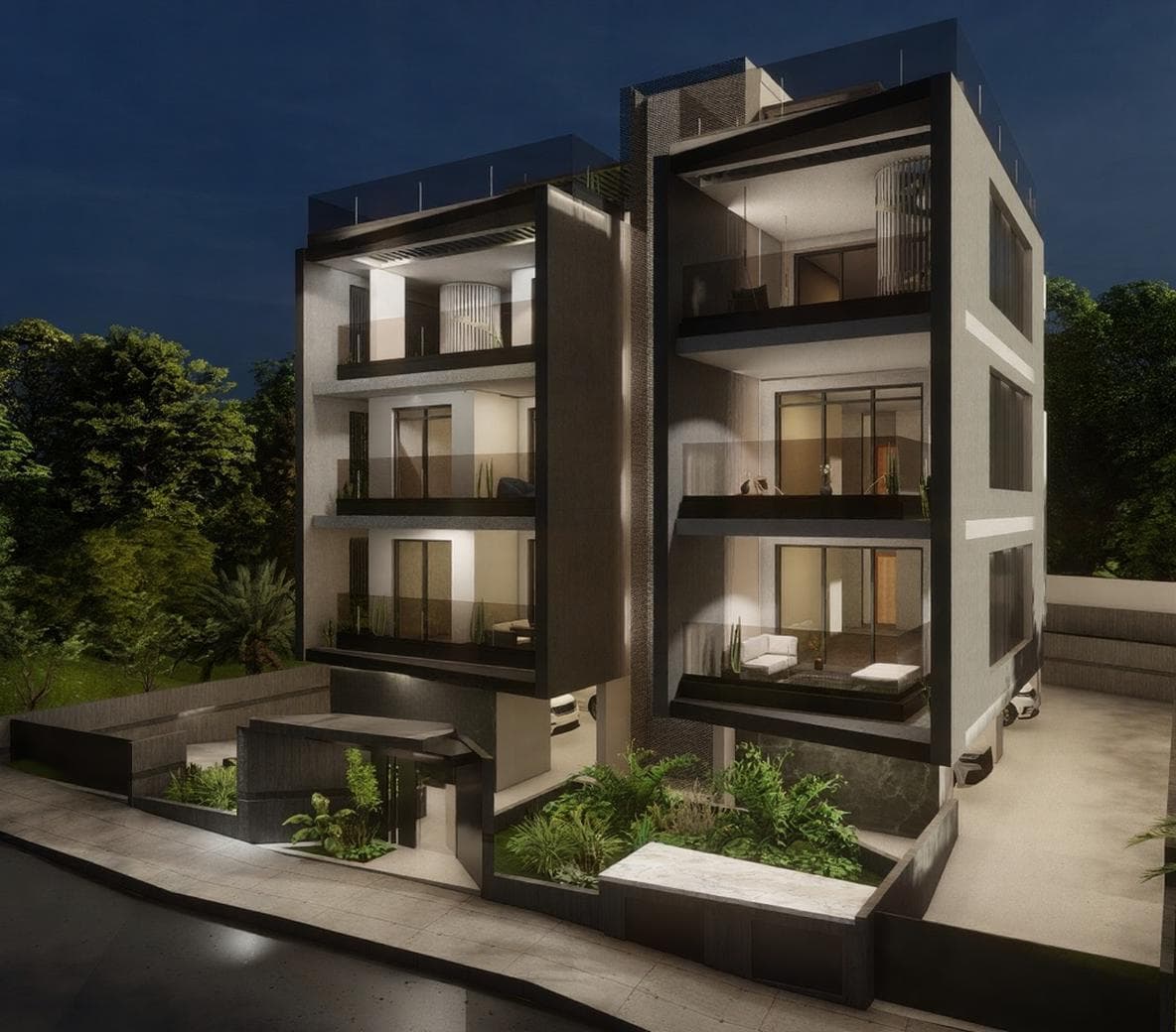 2-bedrooms apartments in Limassol, Cyprus.