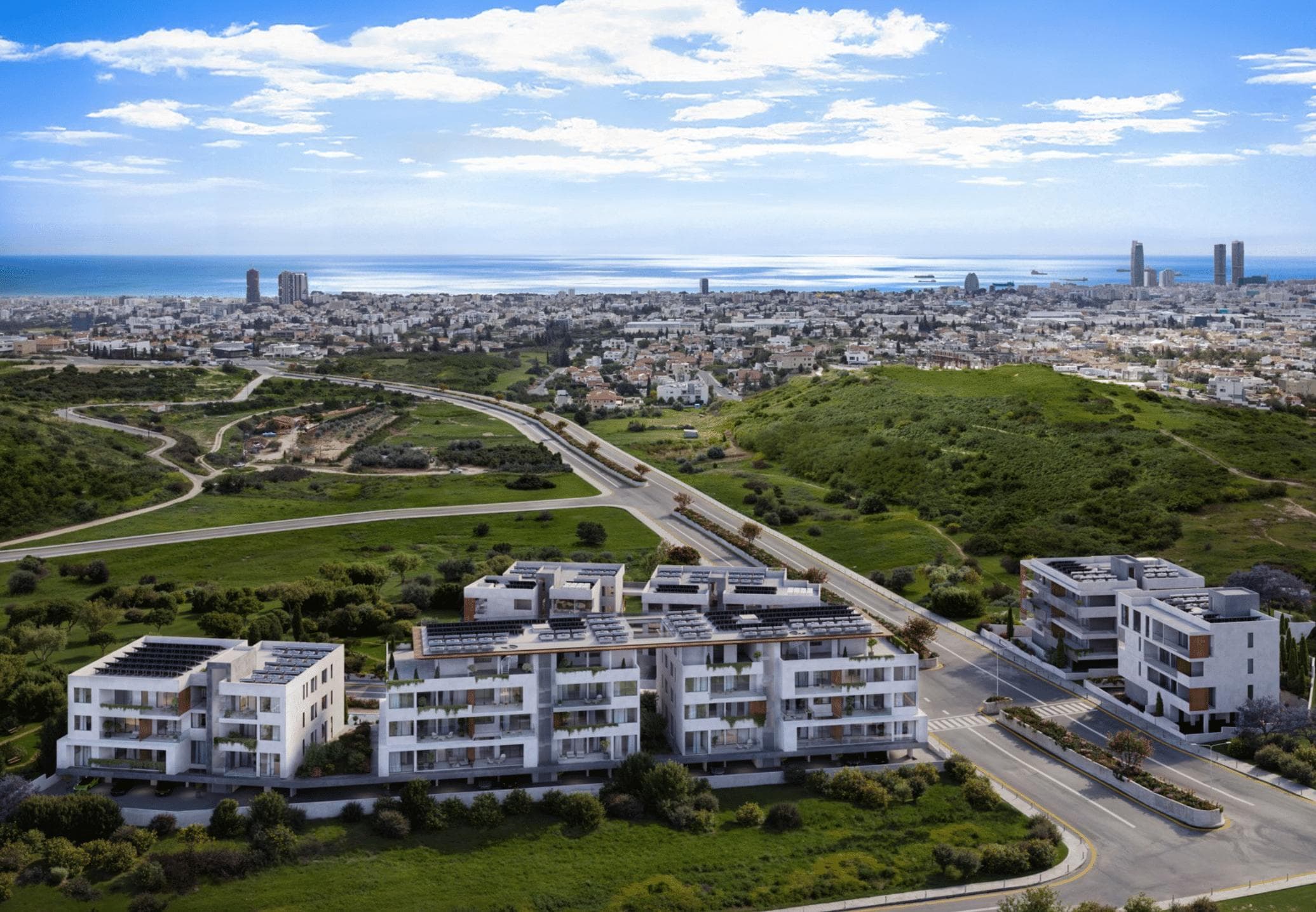 2-bedrooms apartments in Limassol, Cyprus.