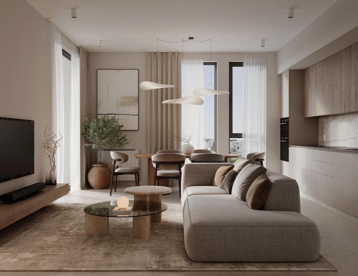 1-bedrooms apartments in Limassol, Cyprus.
