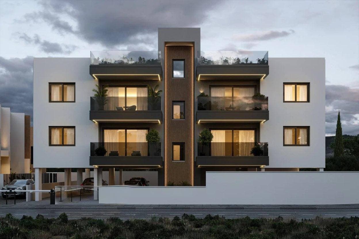2-bedrooms apartments in Limassol, Cyprus.