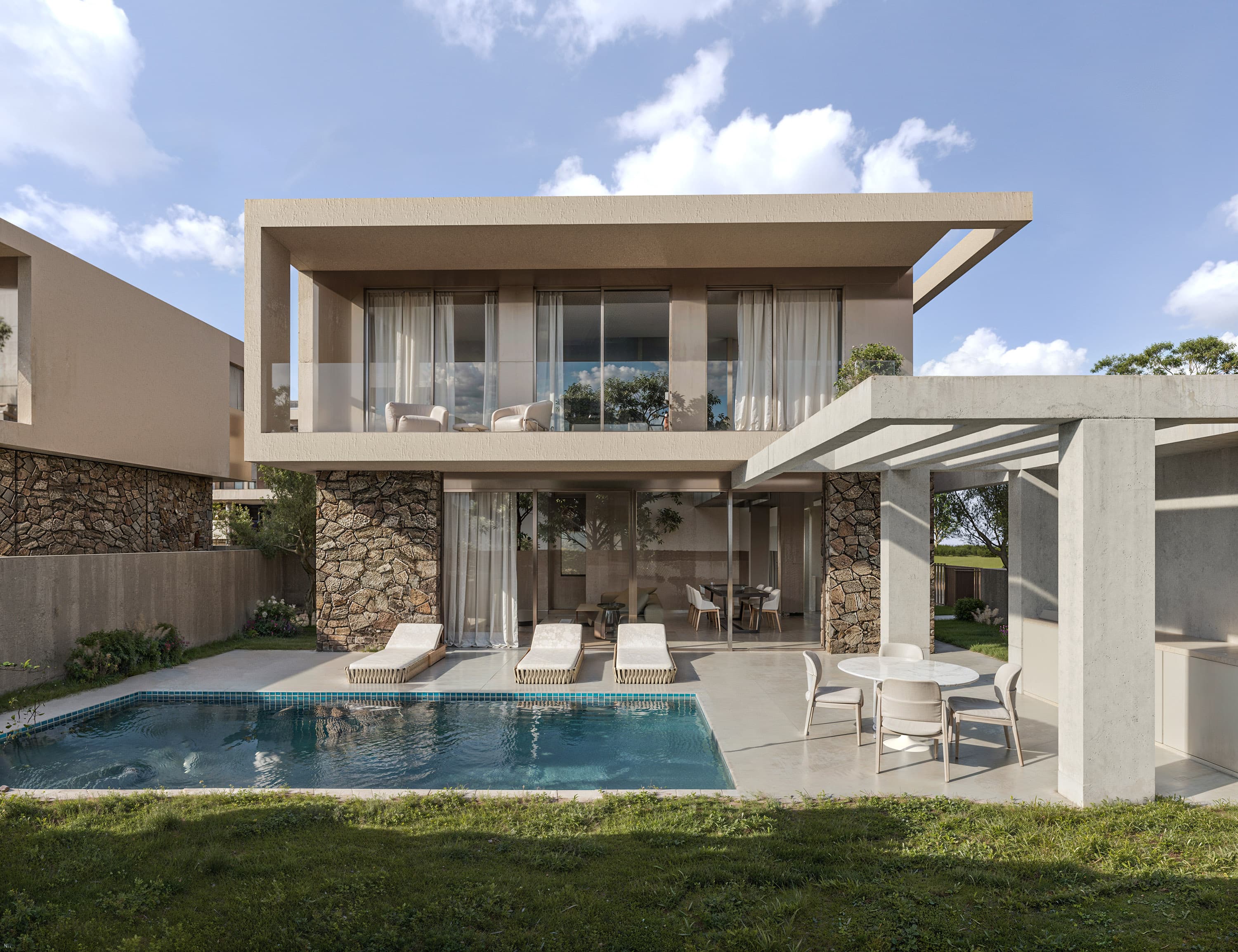 3-bedrooms house in Paphos, Cyprus.