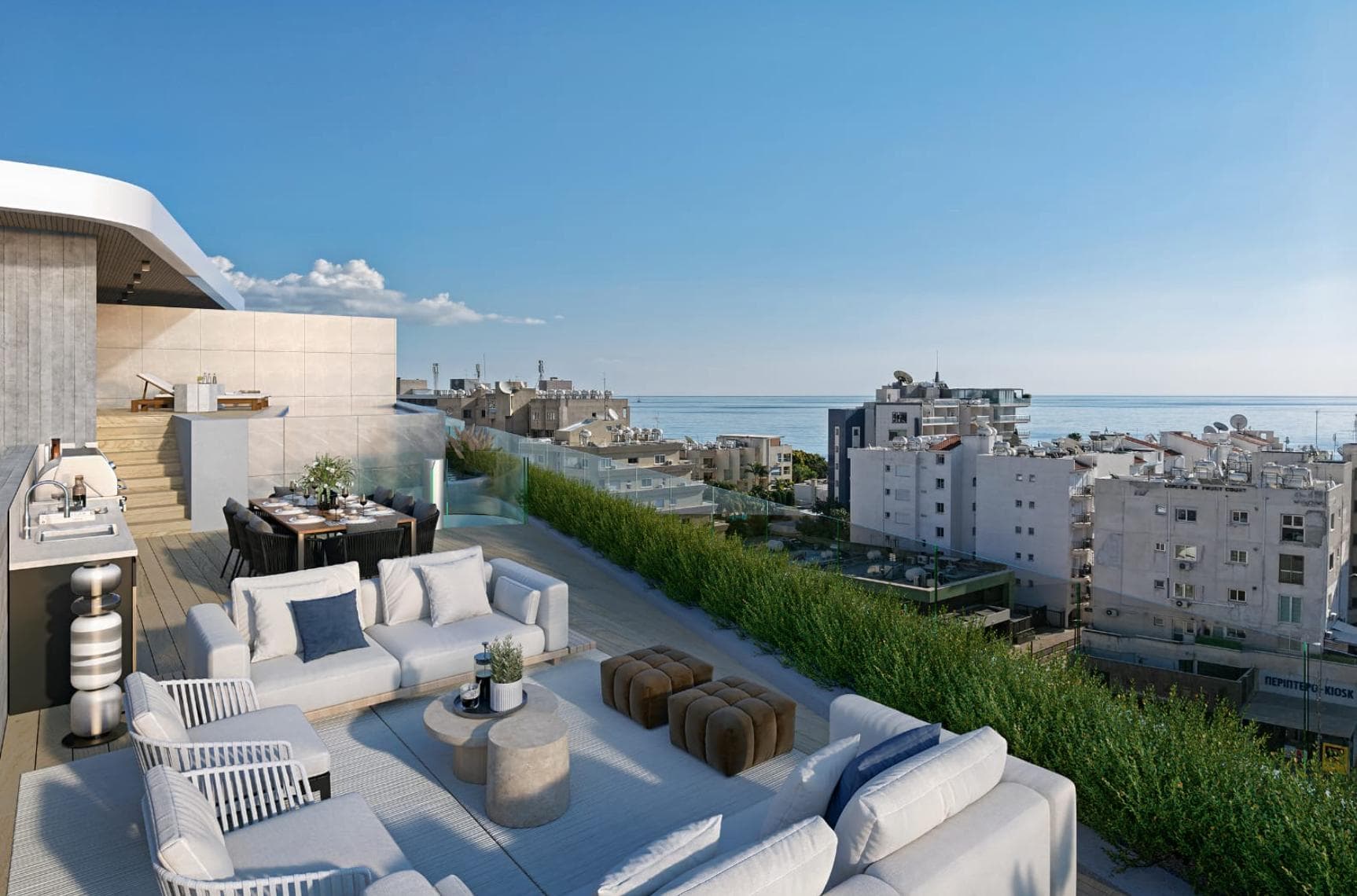 2-bedrooms apartments in Limassol, Cyprus.