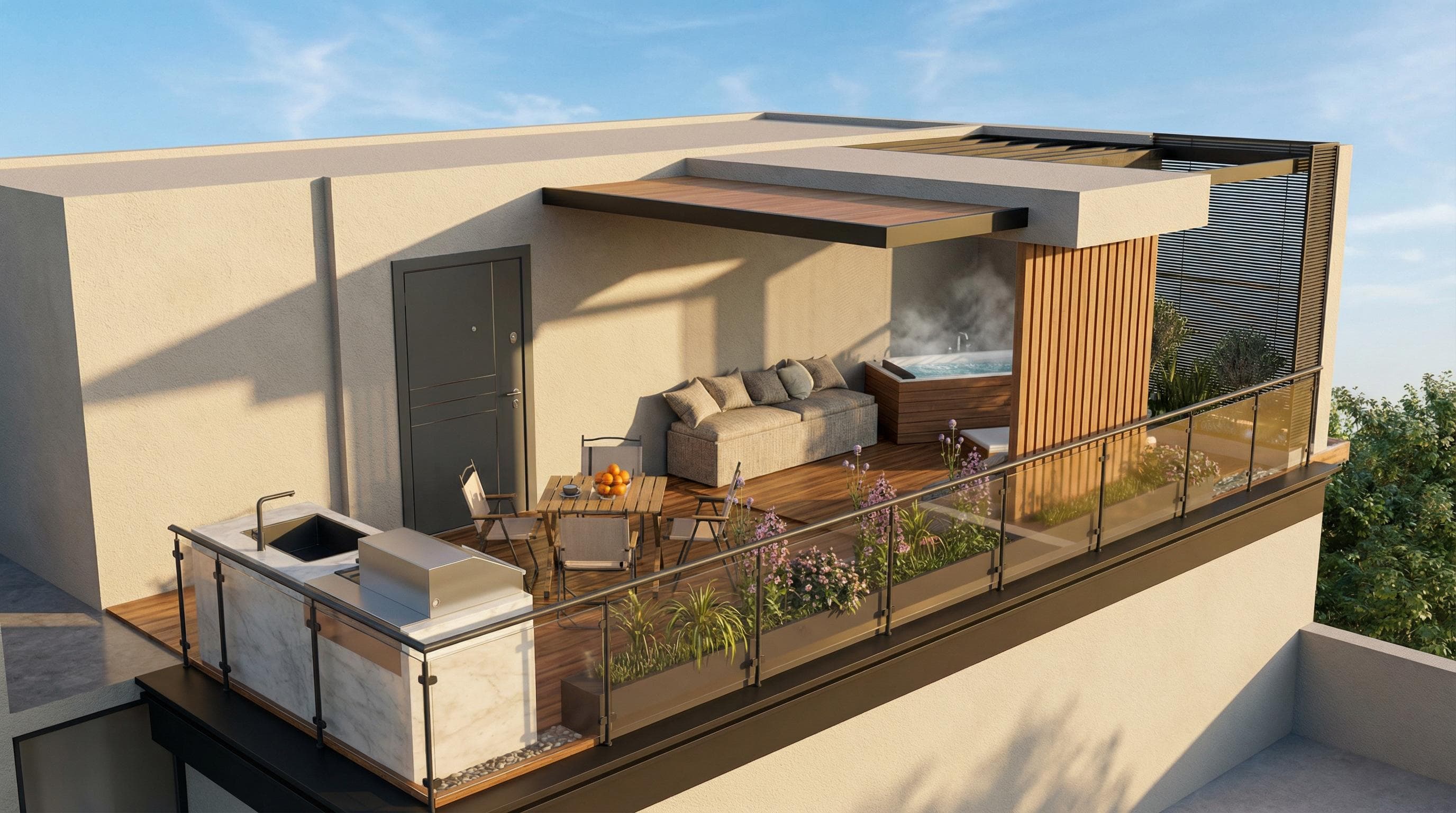 2-bedrooms apartments in Limassol, Cyprus.