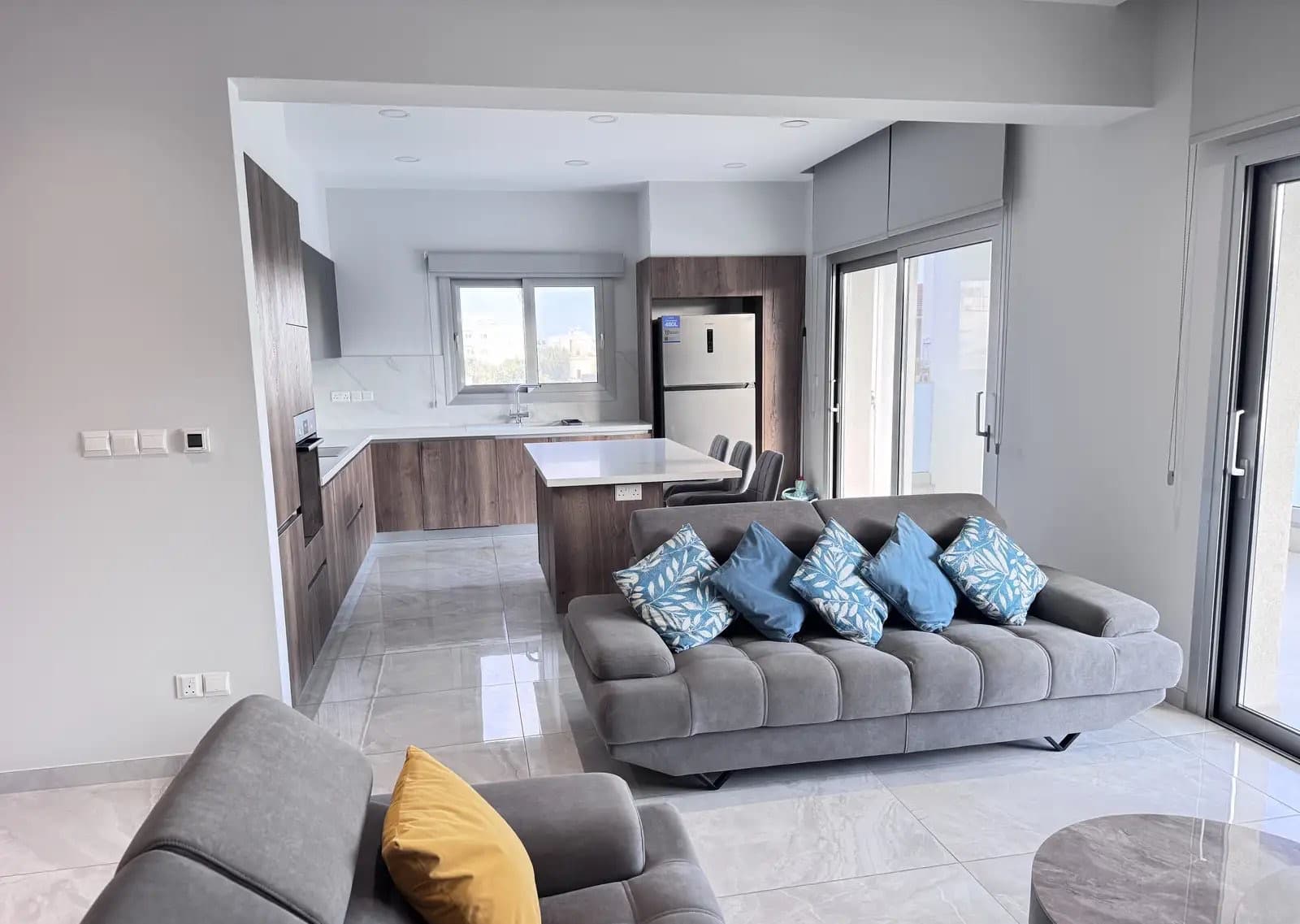 2-bedrooms apartments for long term rent in Limassol, Cyprus