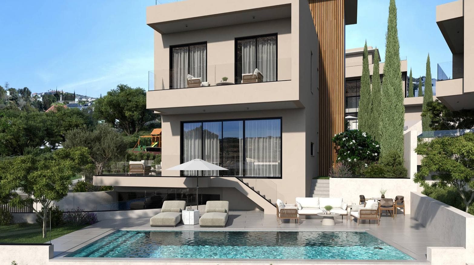 3-bedrooms house in Limassol, Cyprus.
