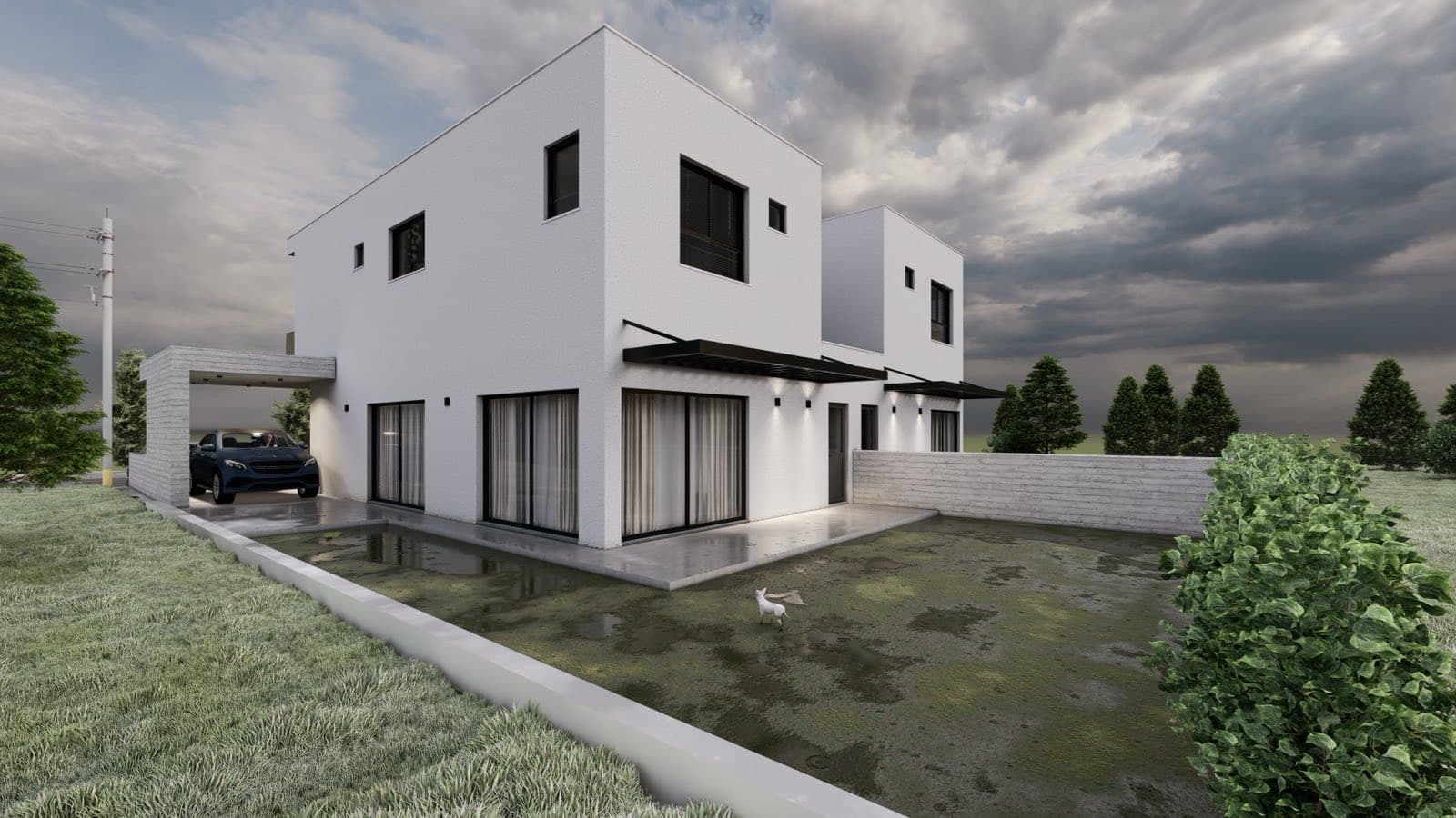 3-bedrooms house in Nicosia, Cyprus.