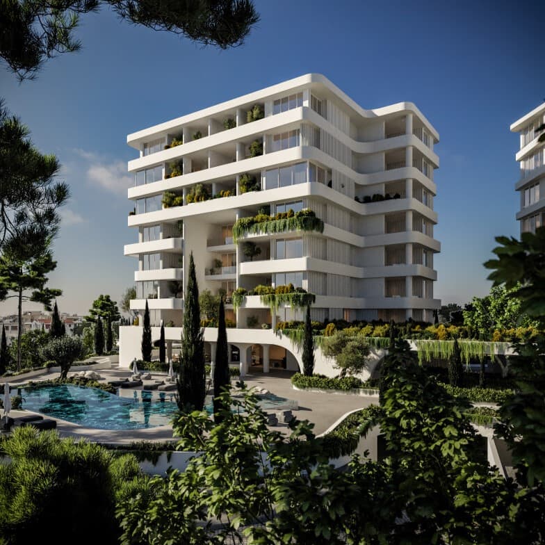 2-bedrooms apartments in Paphos, Cyprus.
