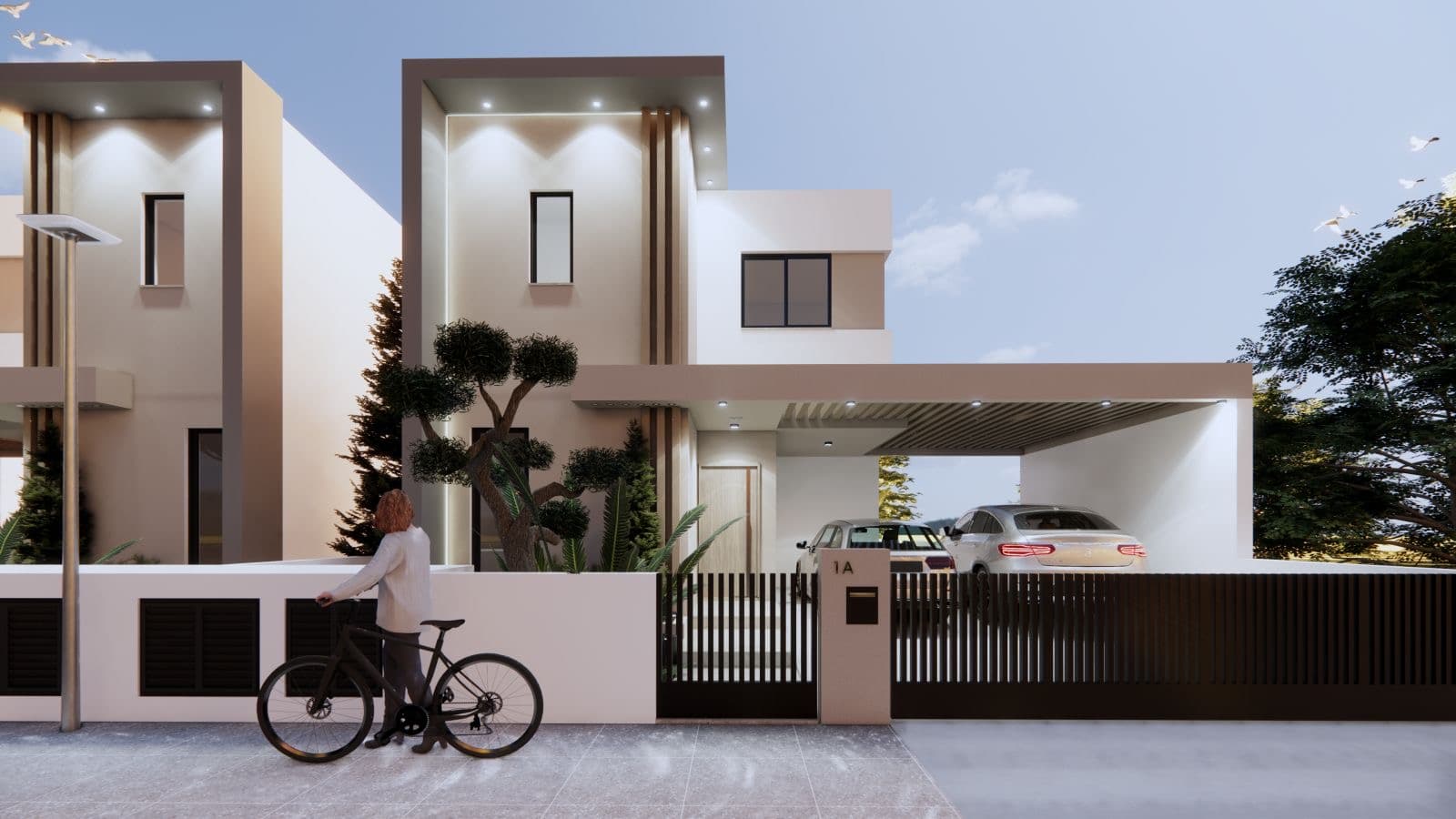 3-bedrooms house in Nicosia, Cyprus.