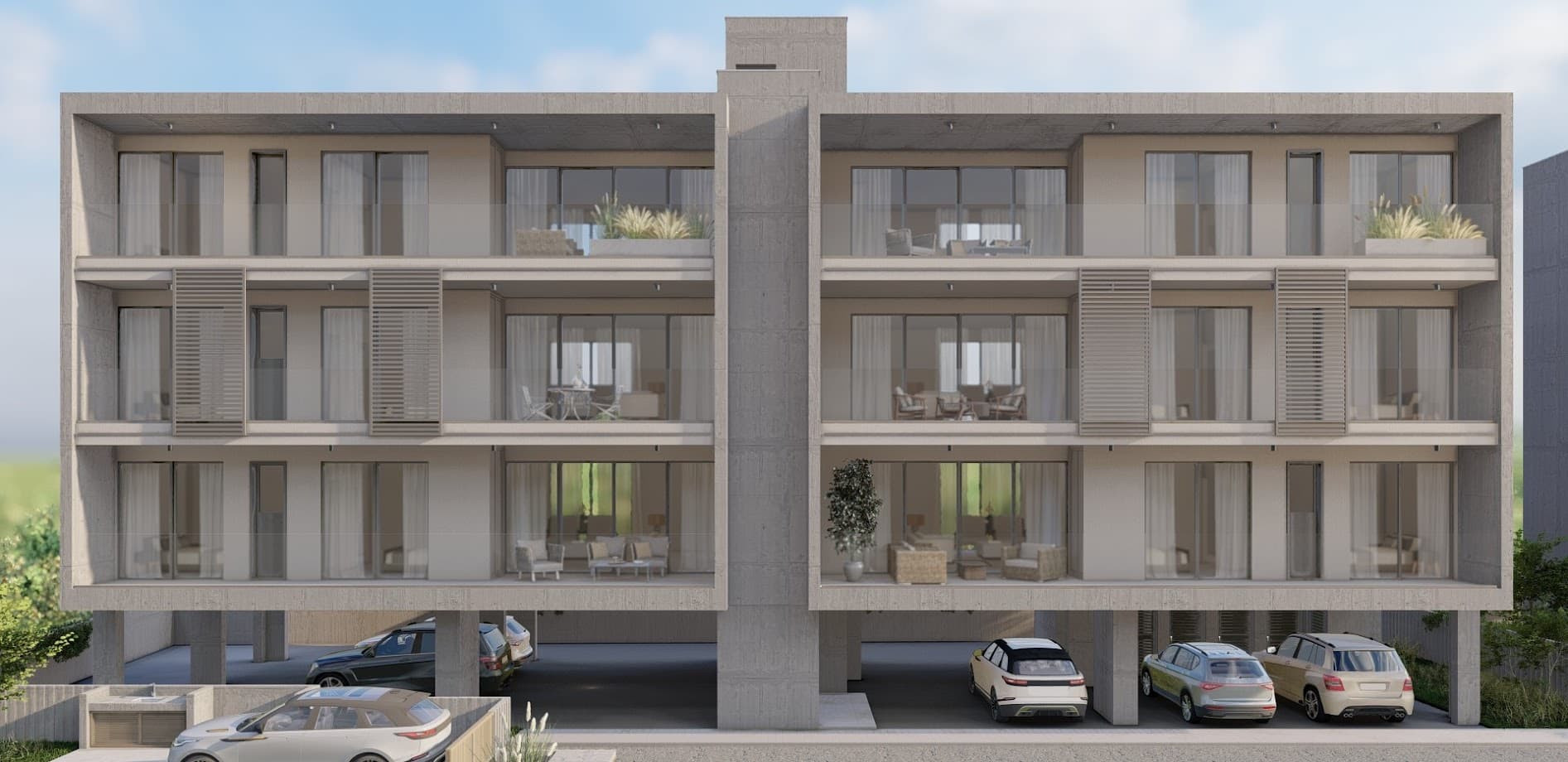 3-bedrooms apartments in Paphos, Cyprus.