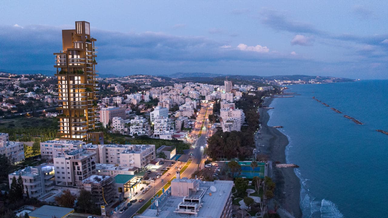 1-bedrooms apartments in Limassol, Cyprus.