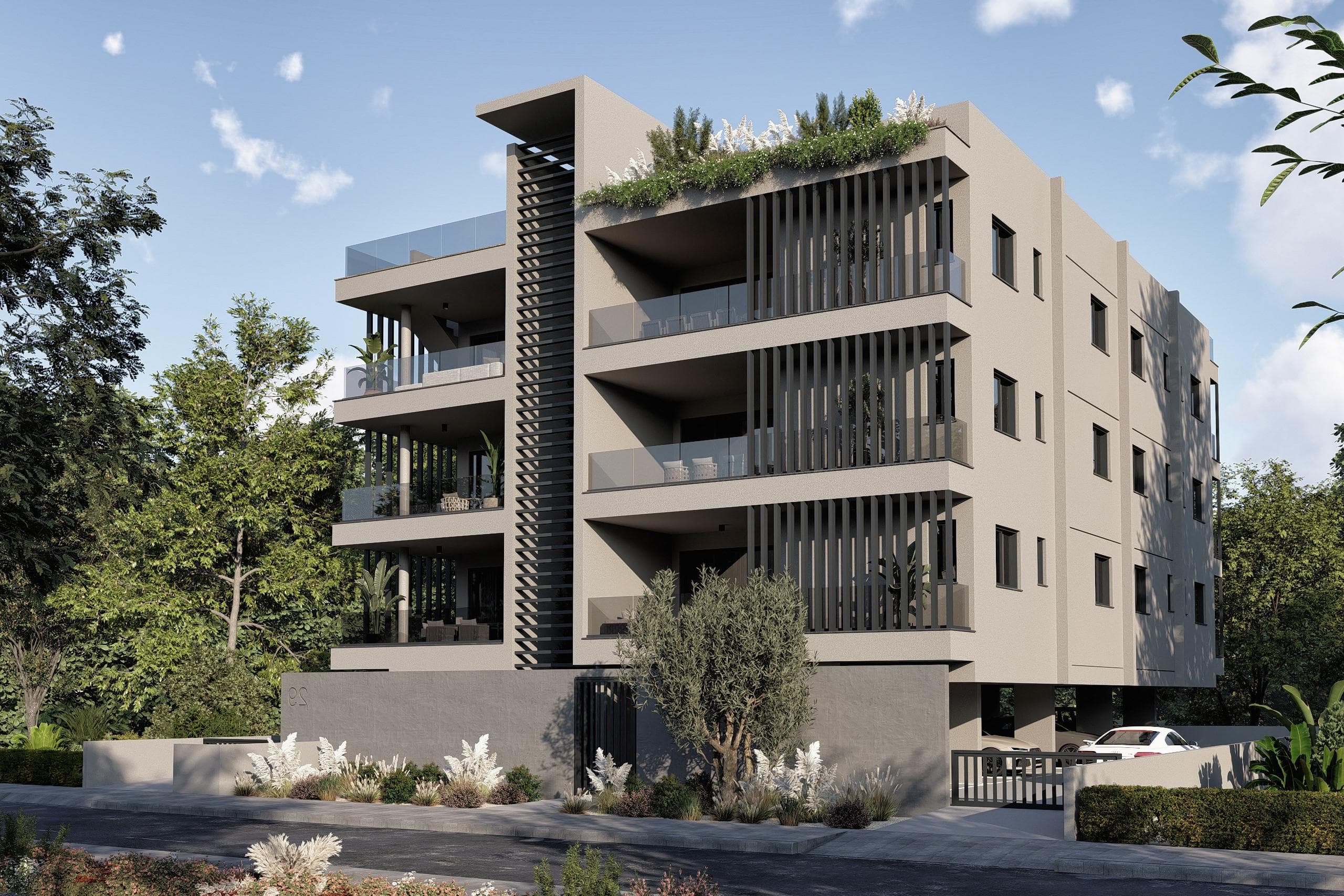2-bedrooms apartments in Nicosia, Cyprus.