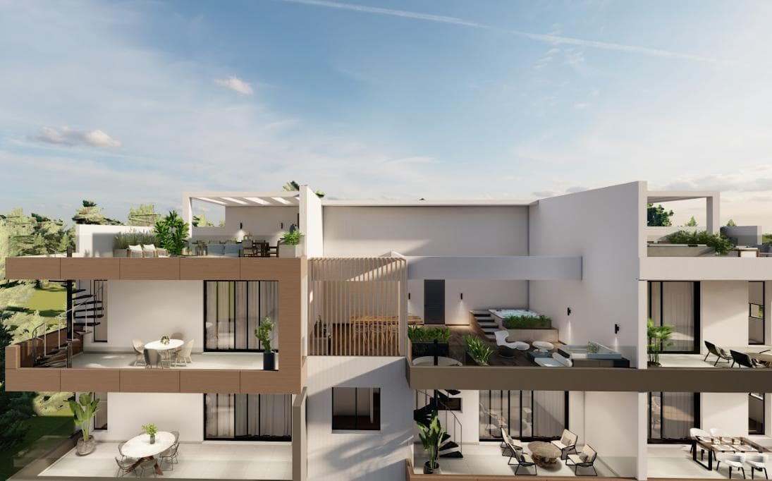 2-bedrooms apartments in Nicosia, Cyprus.