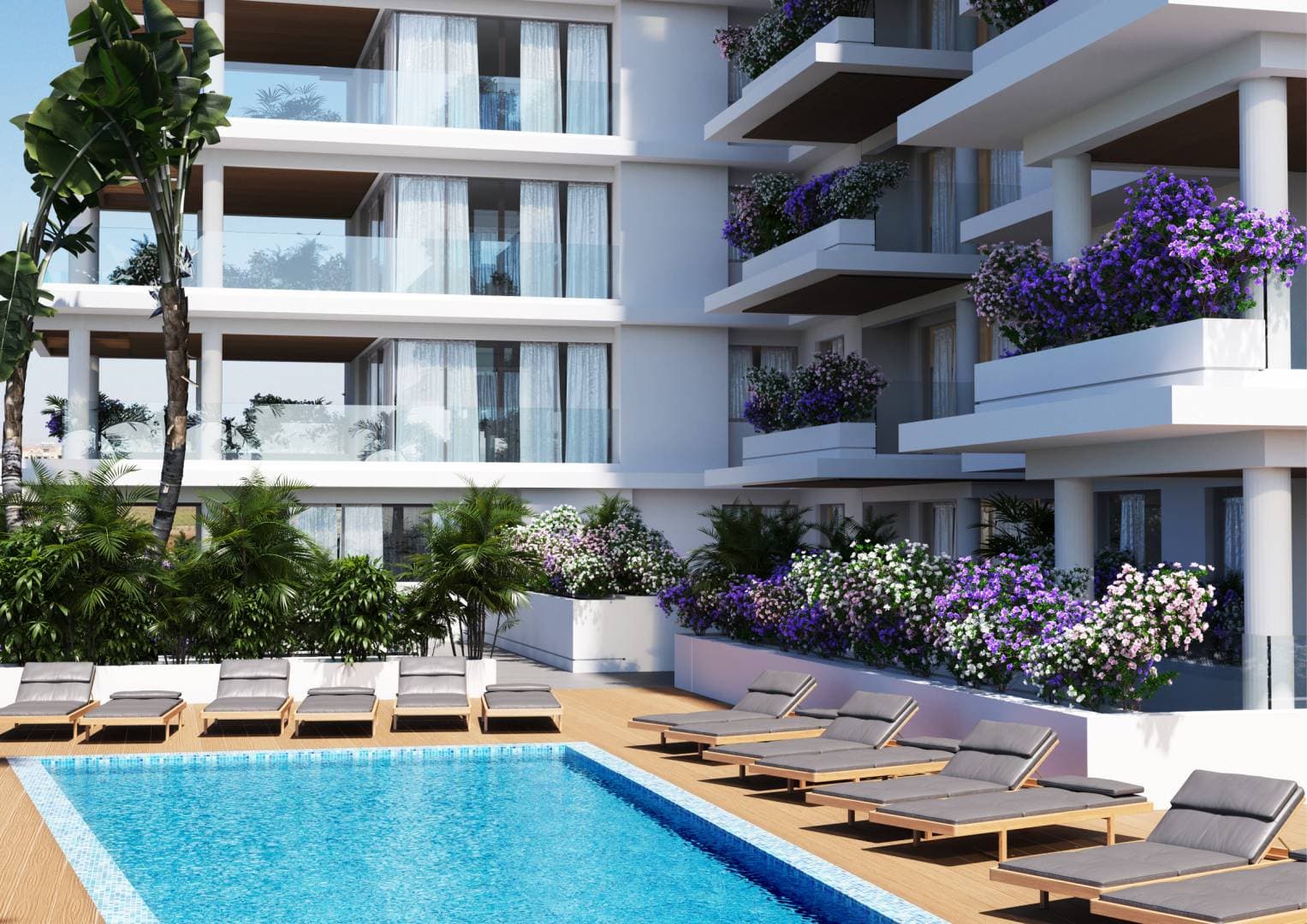 3-bedrooms apartments in Larnaca, Cyprus.