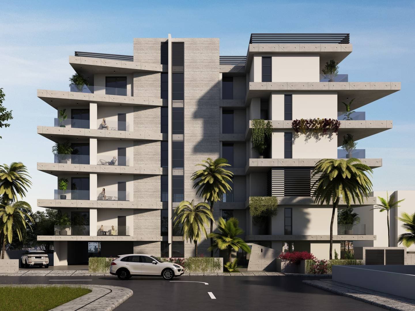 2-bedrooms apartments in Limassol, Cyprus.