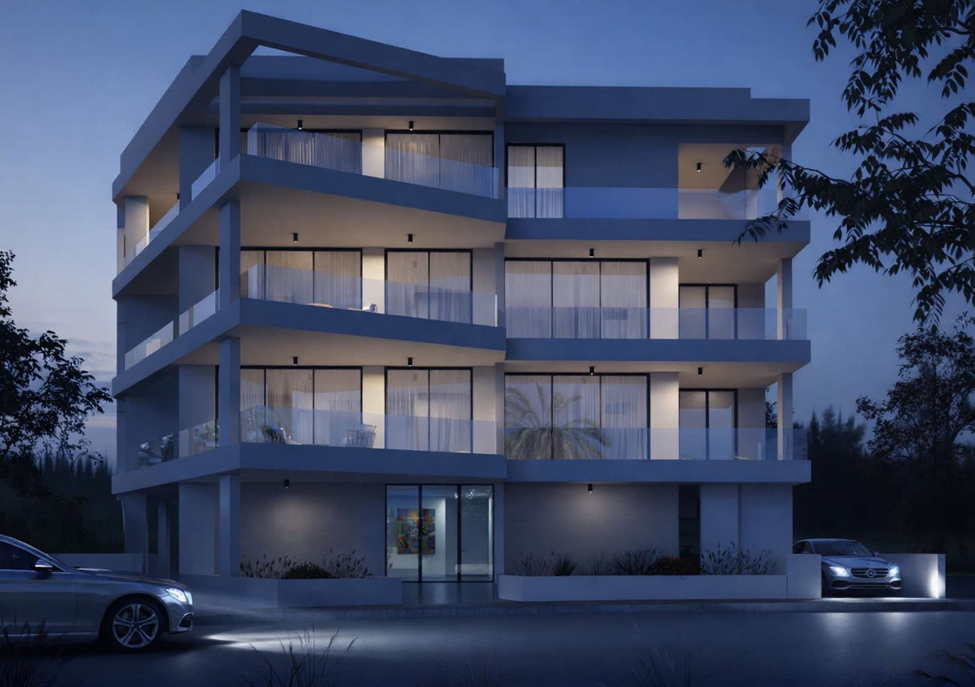 2-bedrooms apartments in Nicosia, Cyprus.