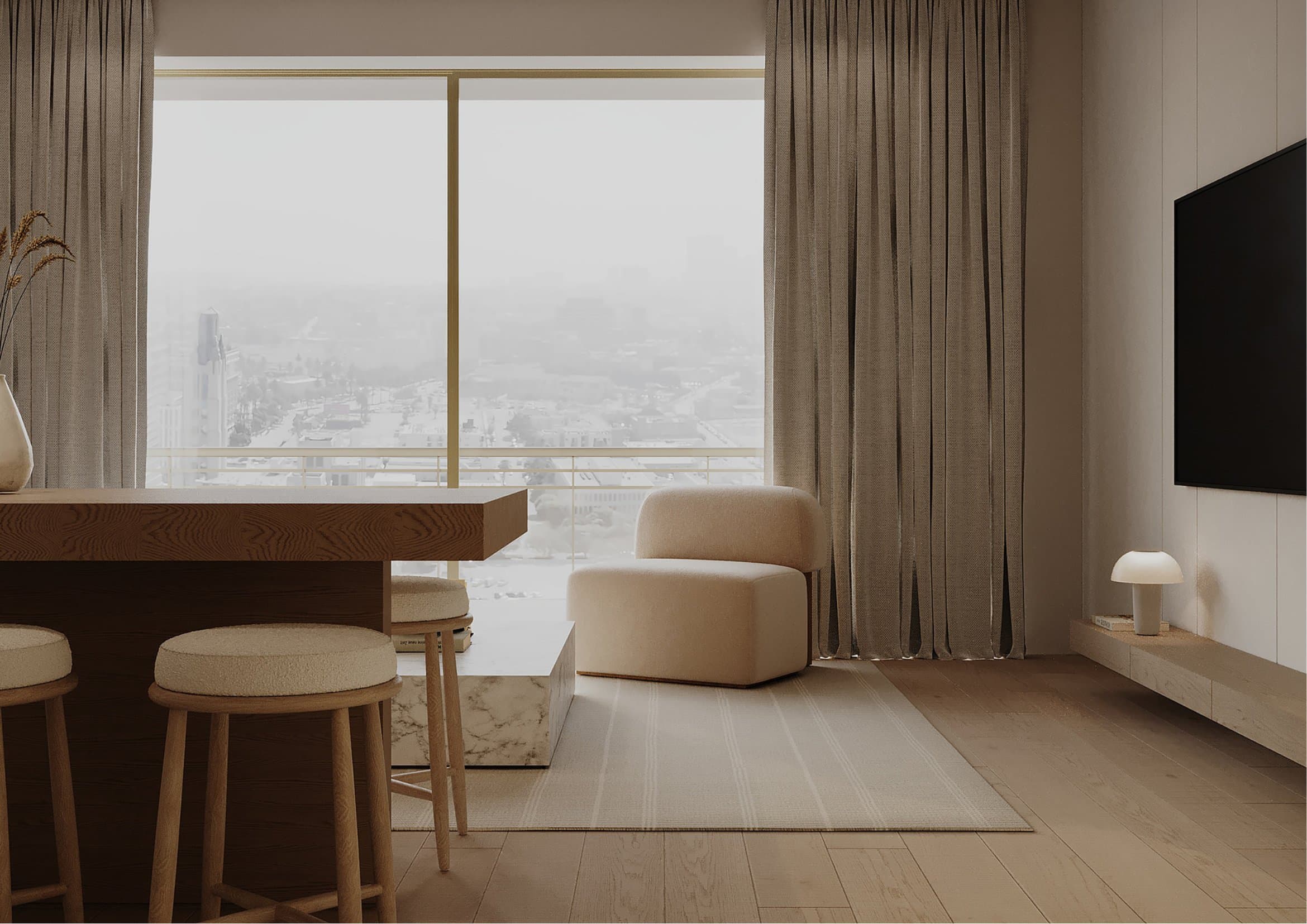 3-bedrooms apartments in Nicosia, Cyprus.