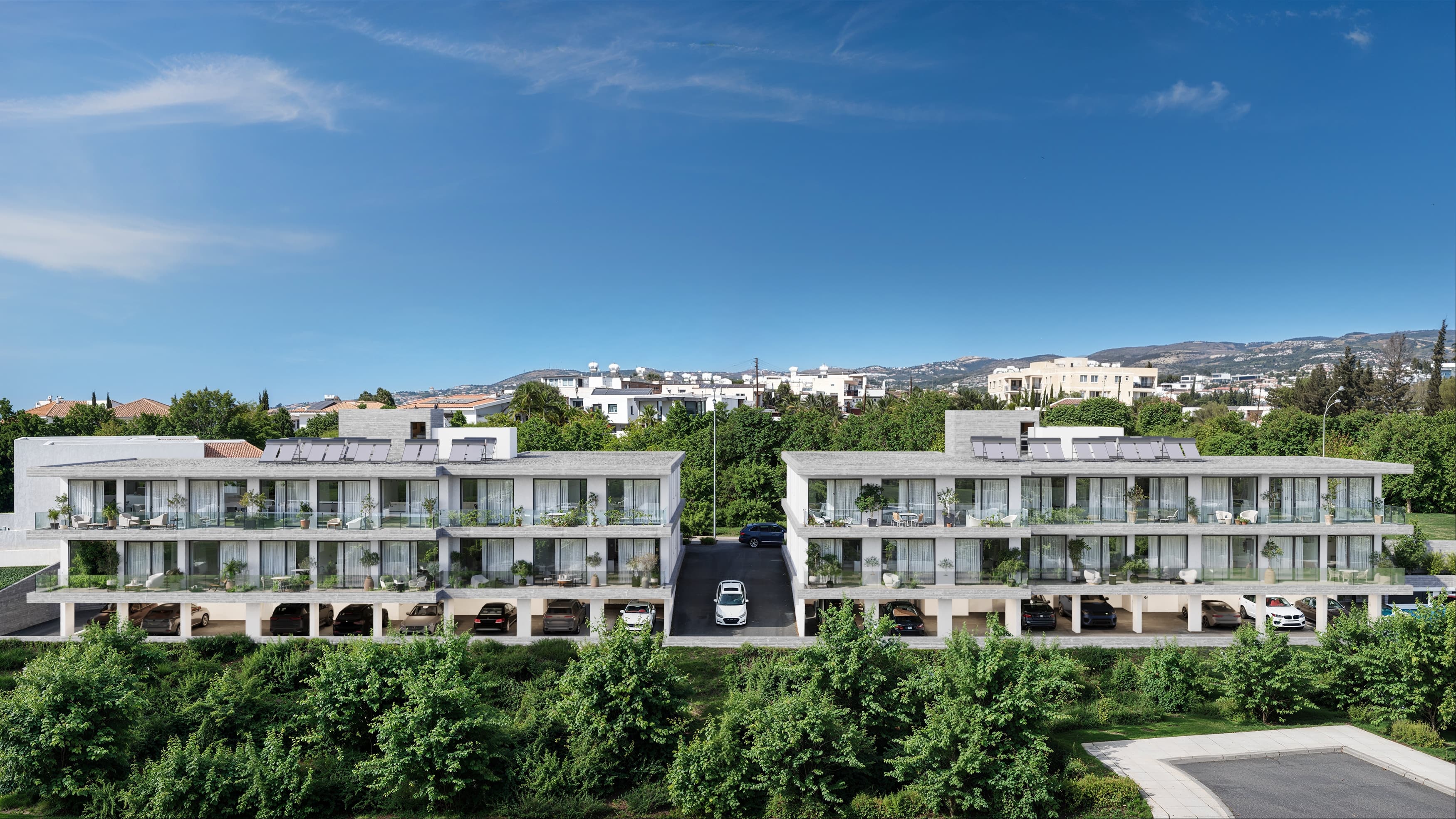 2-bedrooms apartments in Paphos, Cyprus.
