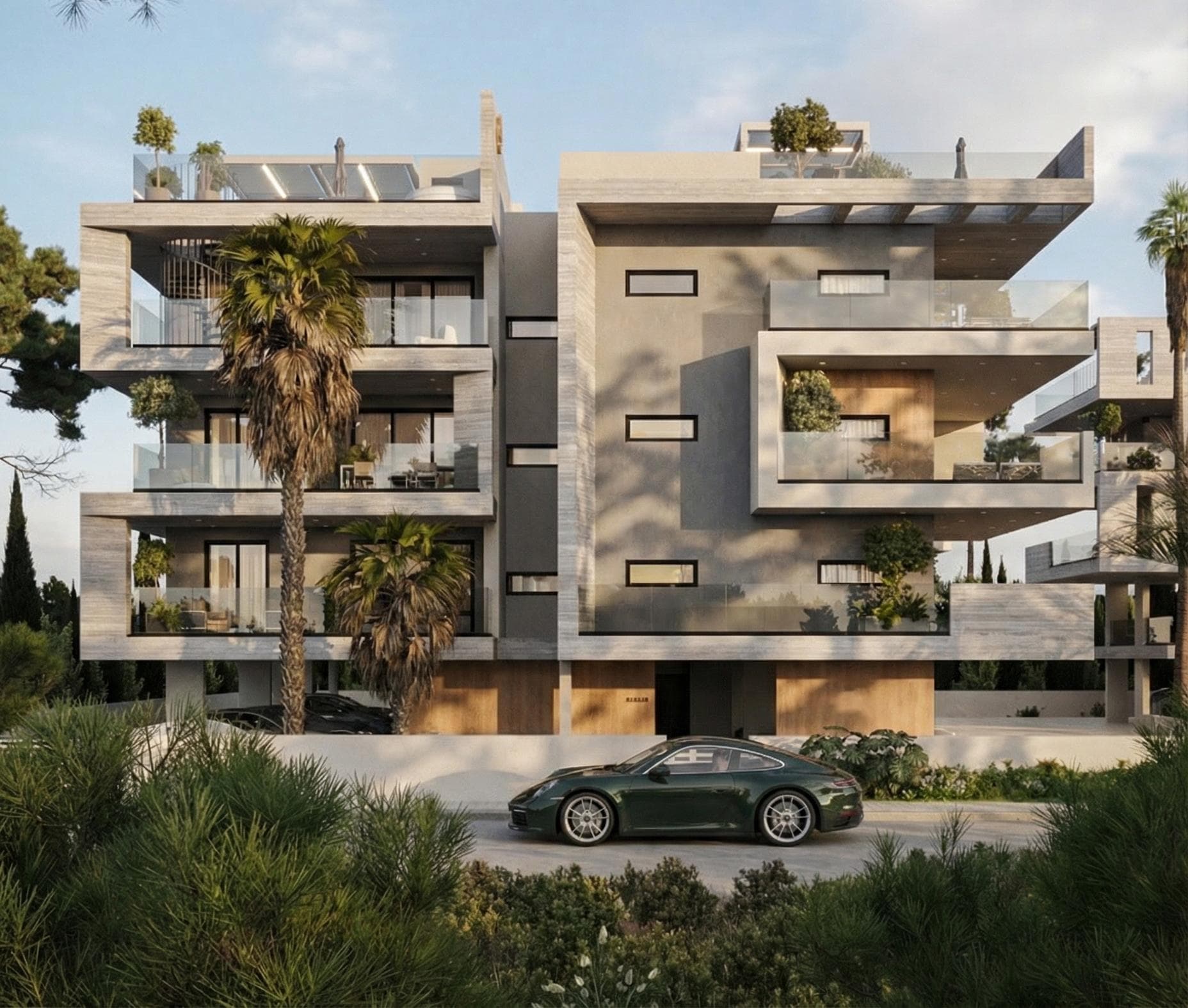 2-bedrooms apartments in Larnaca, Cyprus.