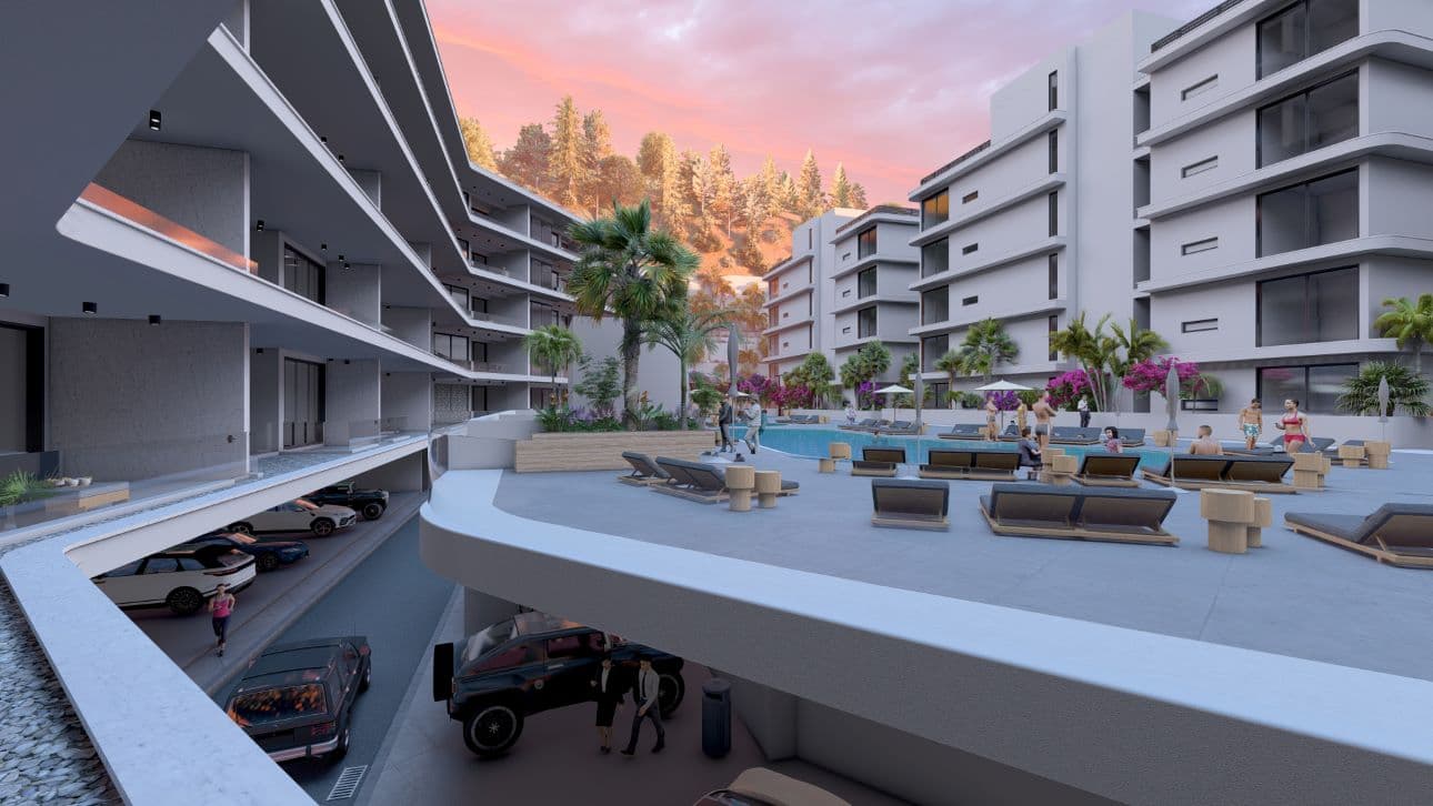 2-bedrooms apartments in Limassol, Cyprus.