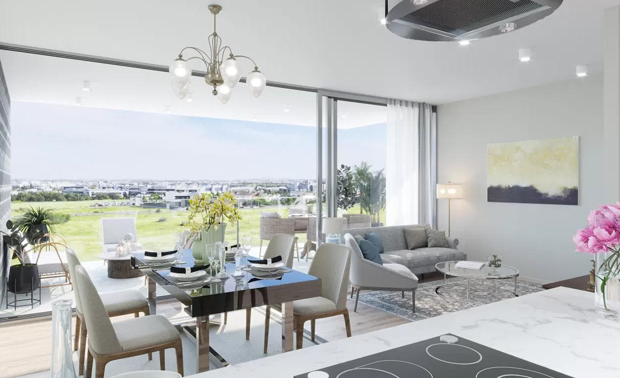 2-bedrooms apartments in Nicosia, Cyprus.