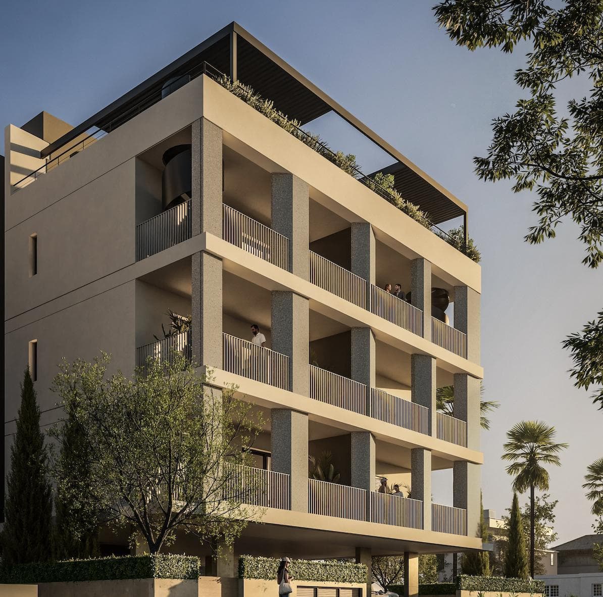2-bedrooms apartments in Limassol, Cyprus.