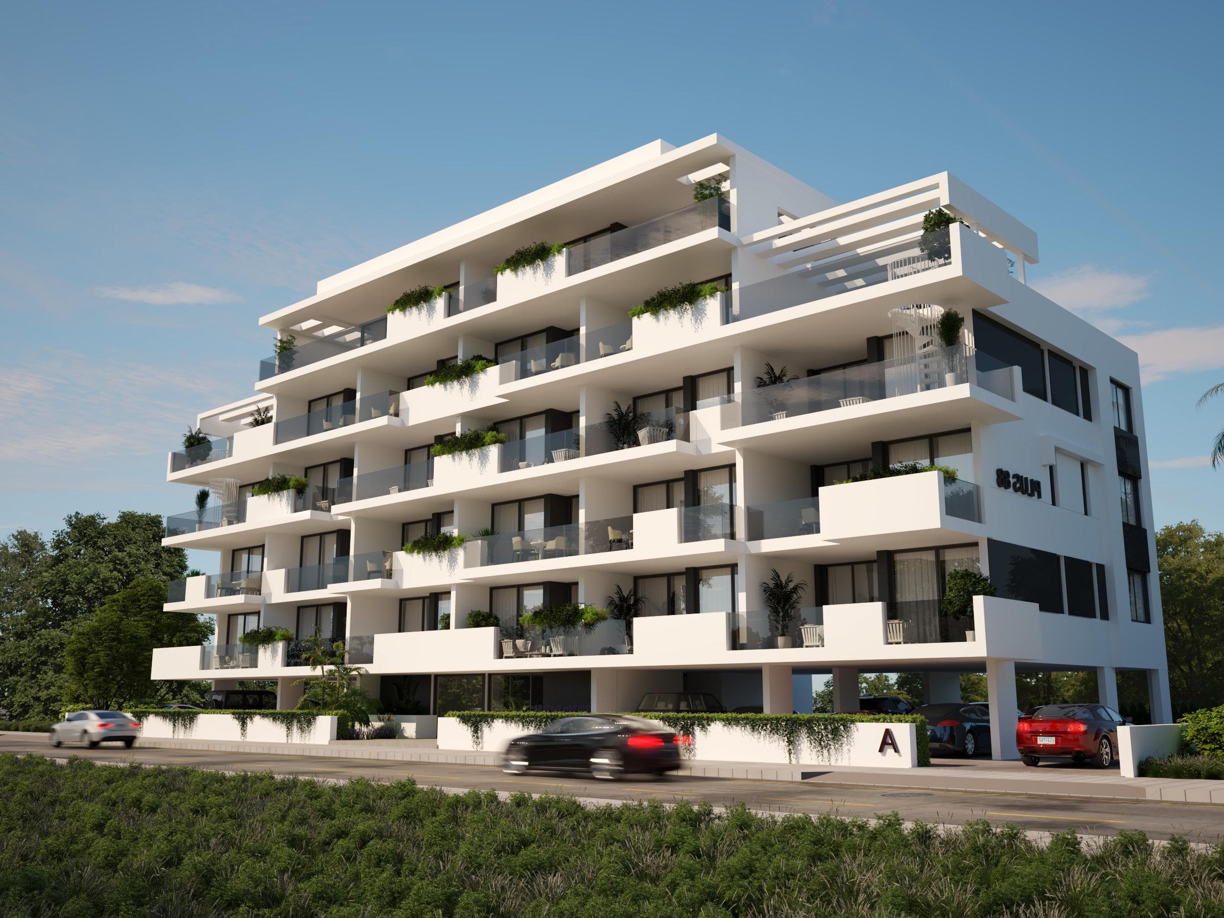 2-bedrooms apartments in Larnaca, Cyprus.