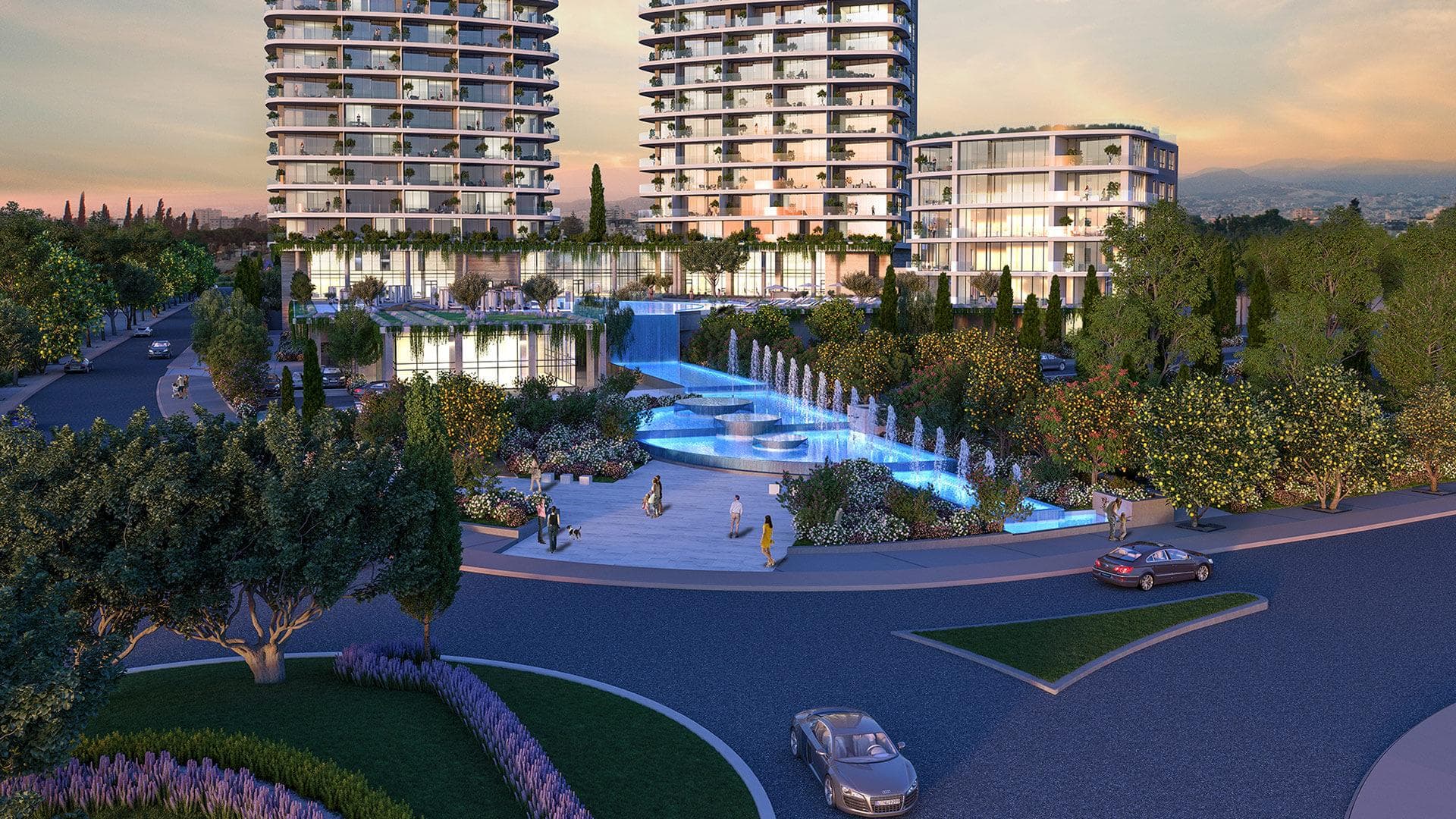 3-bedrooms apartments in Limassol, Cyprus.