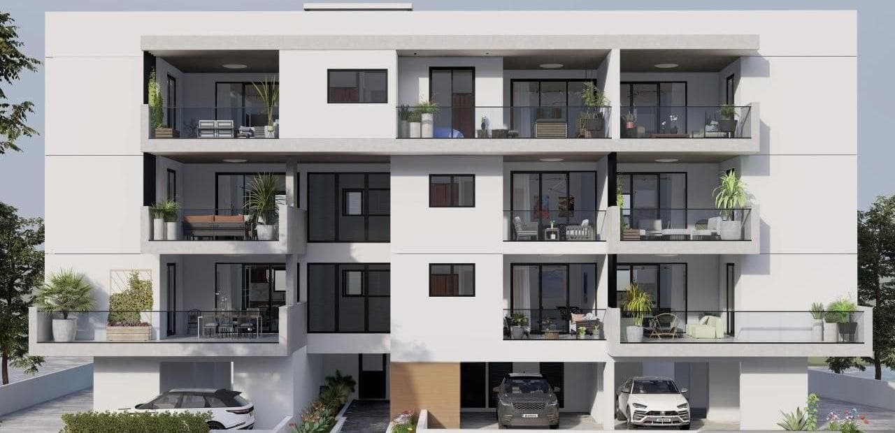 2-bedrooms apartments in Nicosia, Cyprus.