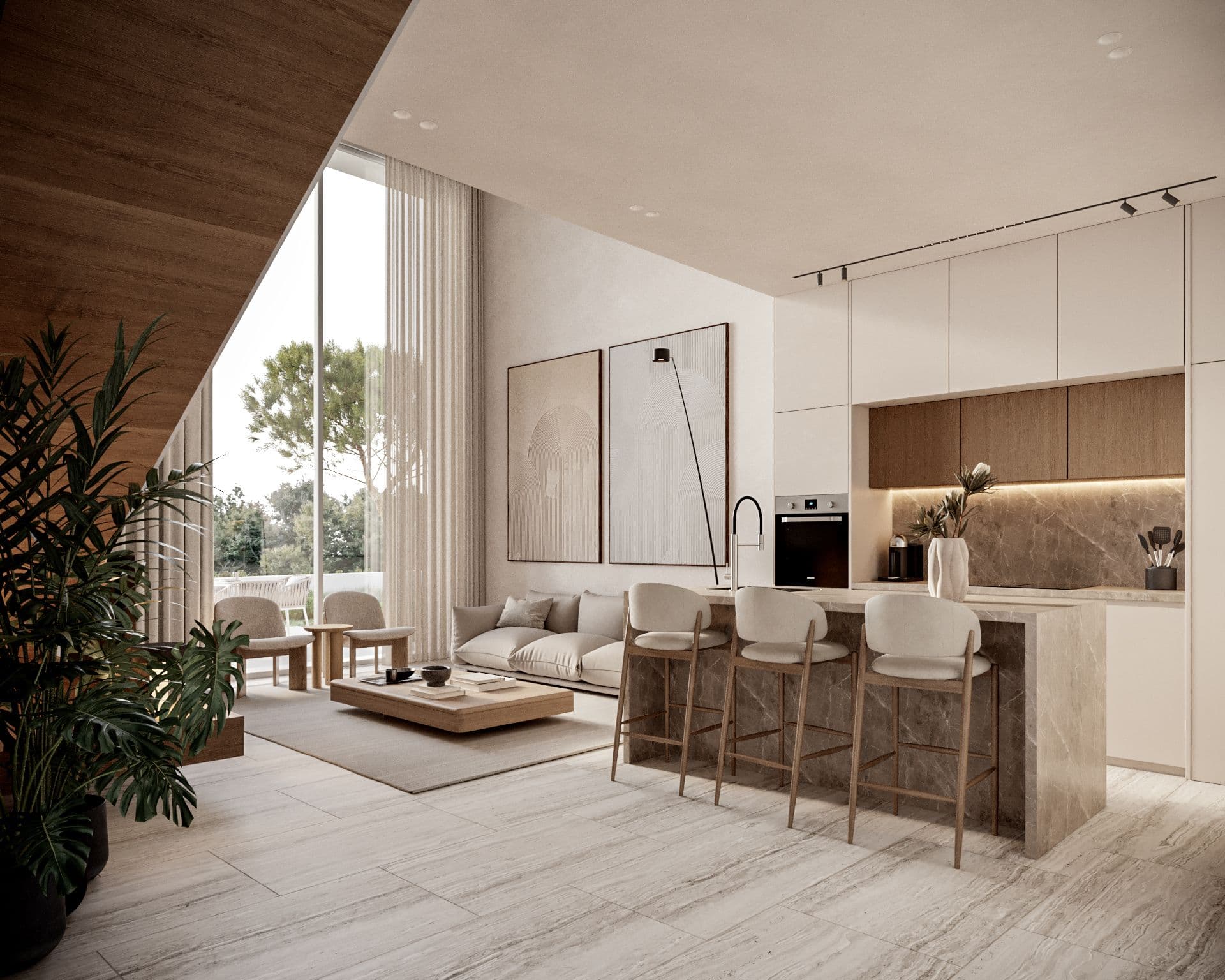 2-bedrooms house in Paphos, Cyprus.
