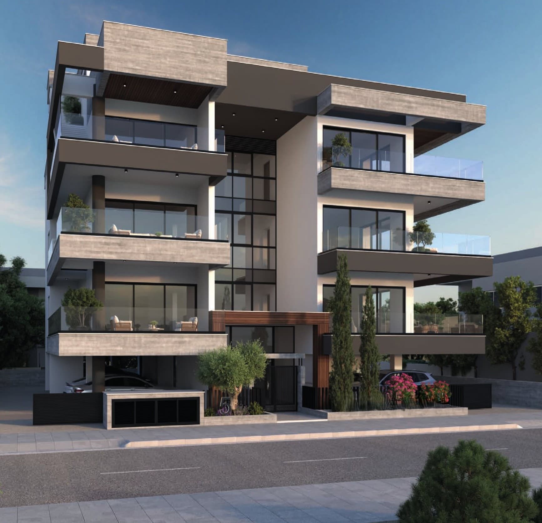 2-bedrooms apartments in Limassol, Cyprus.