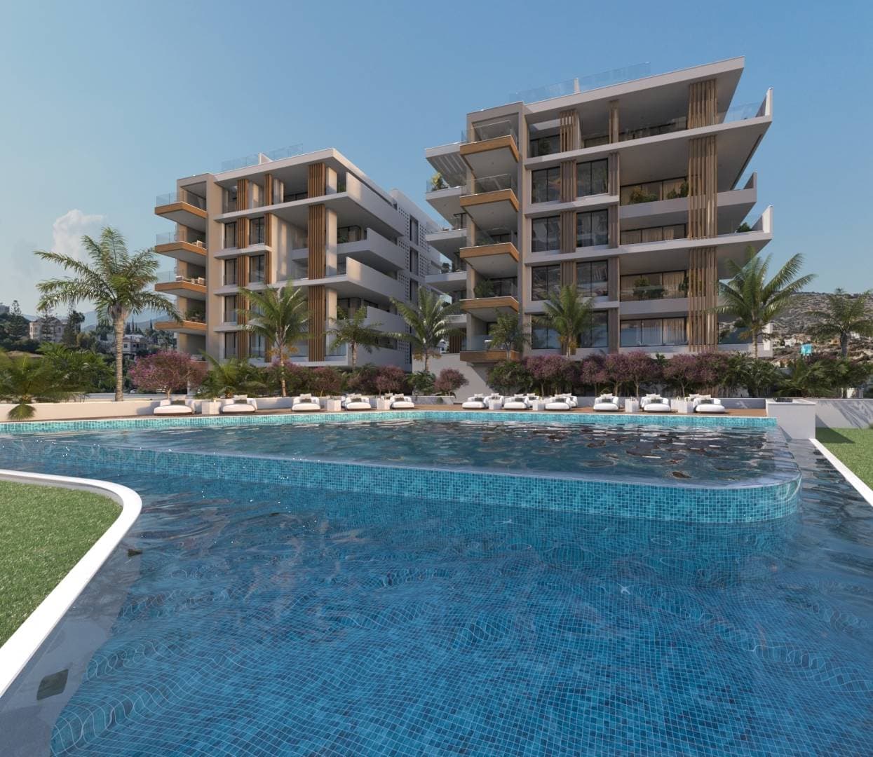 3-bedrooms apartments in Limassol, Cyprus.