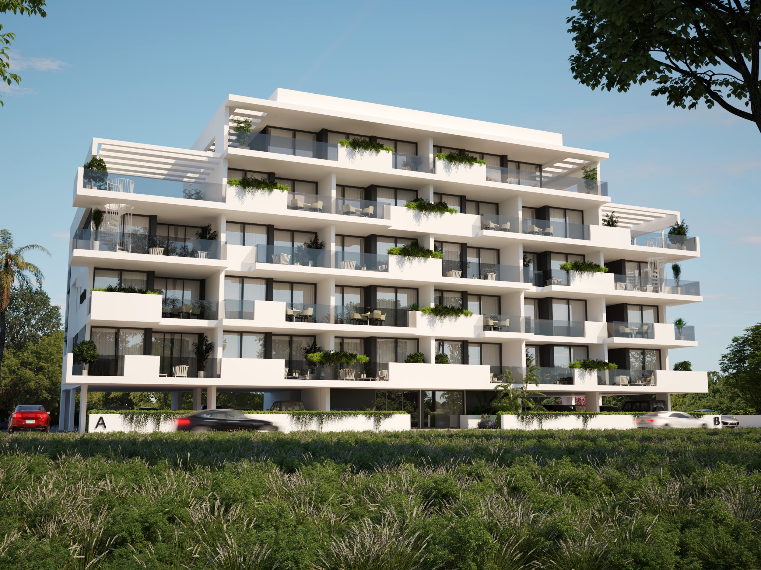 2-bedrooms apartments in Larnaca, Cyprus.