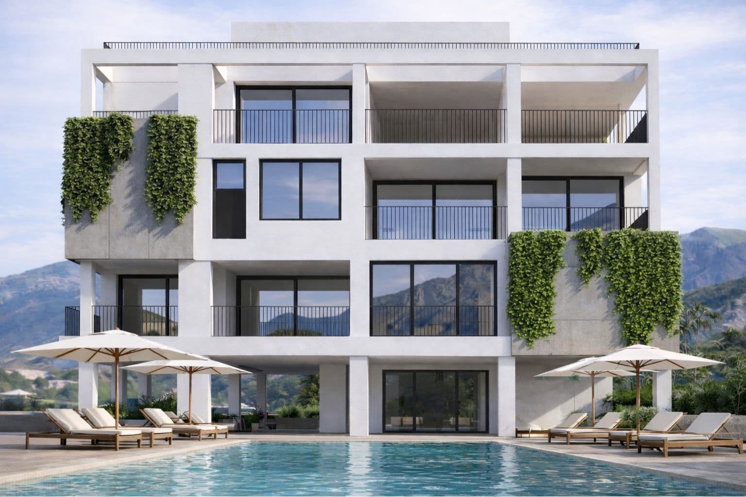 2-bedrooms apartments in Limassol, Cyprus.