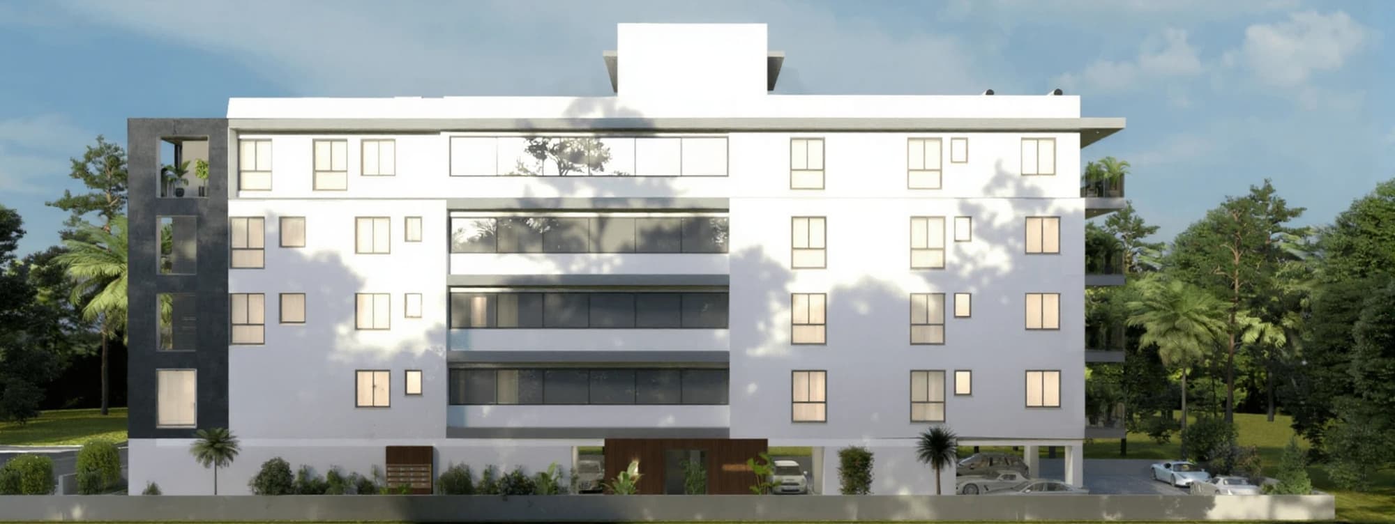 2-bedrooms apartments in Nicosia, Cyprus.