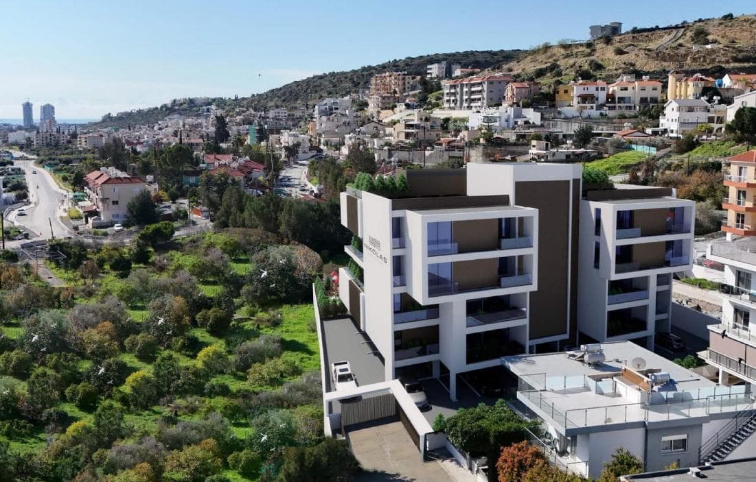 2-bedrooms apartments in Limassol, Cyprus.