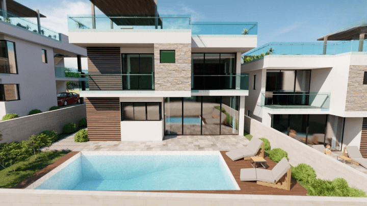 3-bedrooms house in Larnaca, Cyprus.