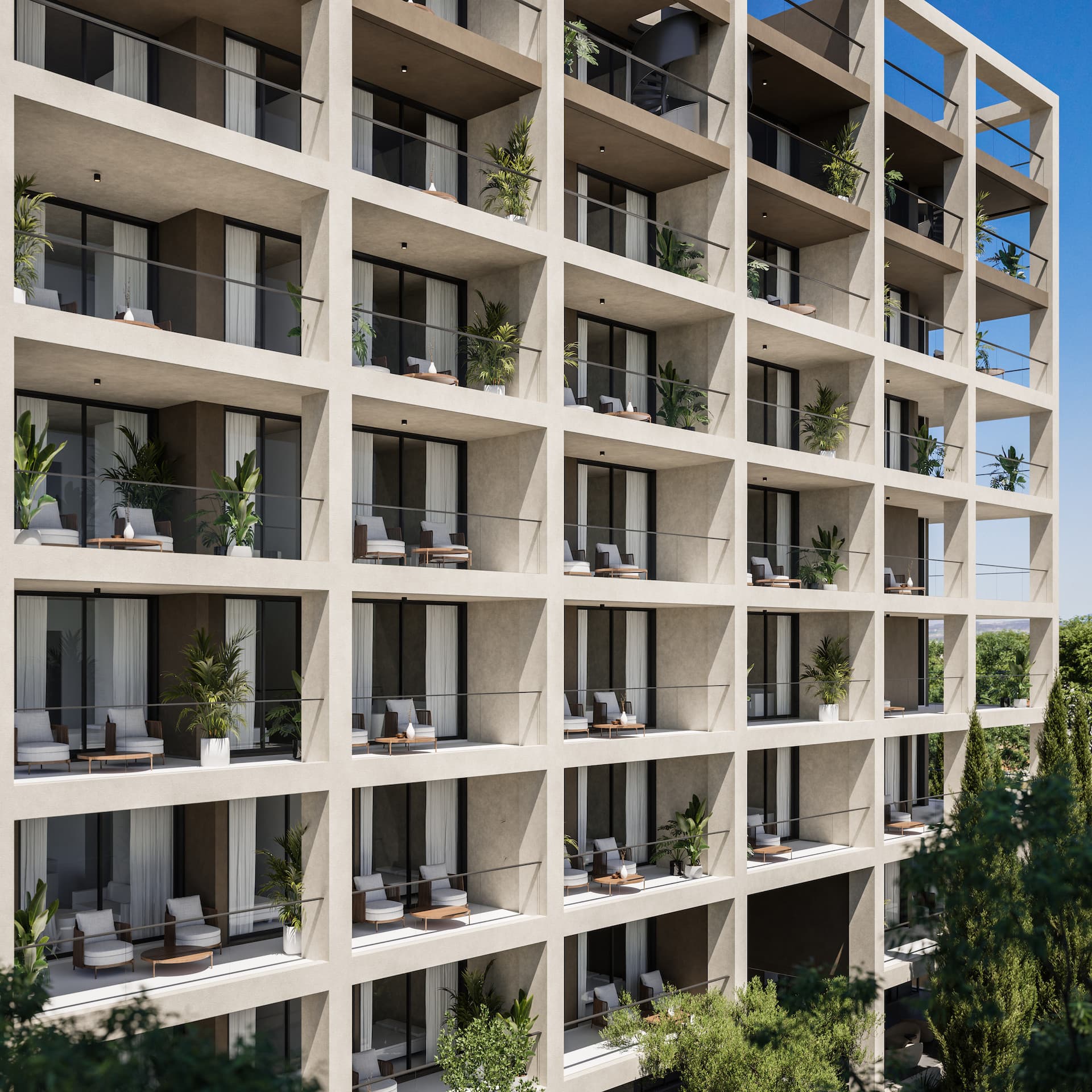 1-bedrooms apartments in Limassol, Cyprus.