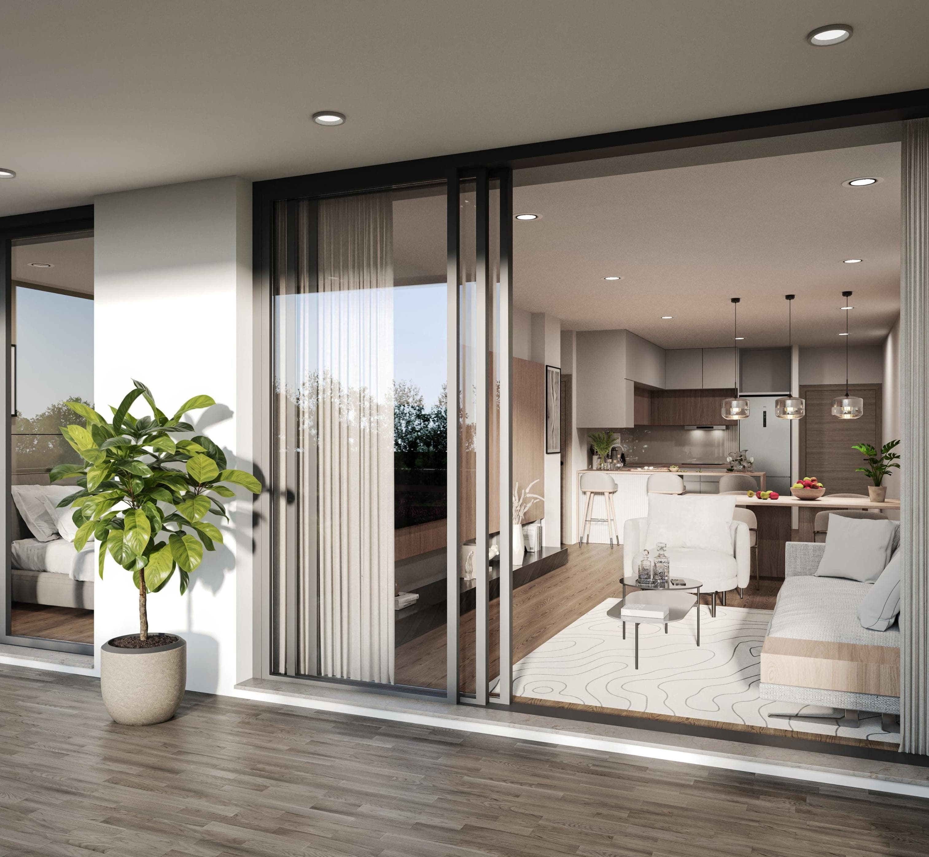 2-bedrooms apartments in Larnaca, Cyprus.
