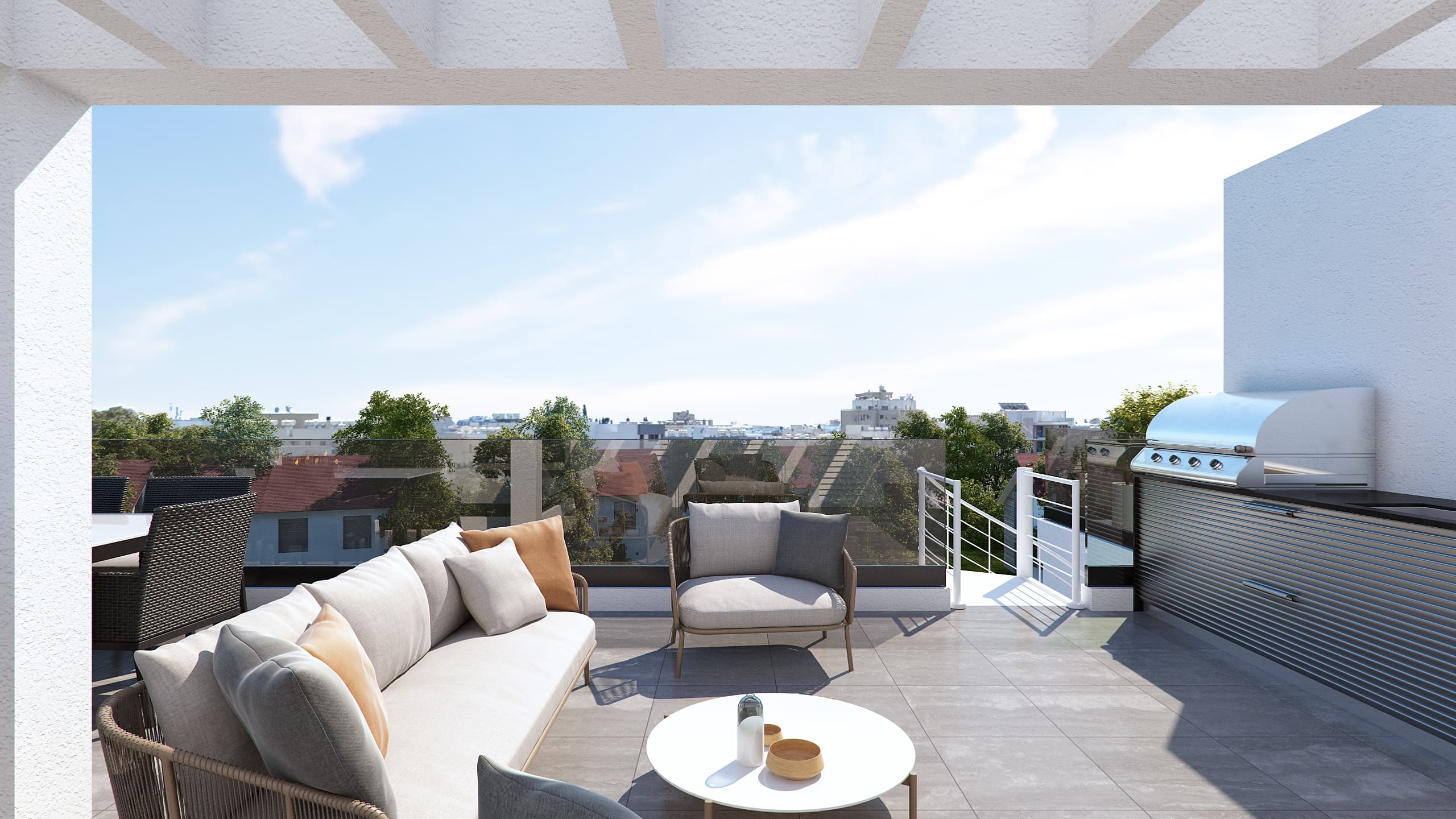 2-bedrooms apartments in Larnaca, Cyprus.